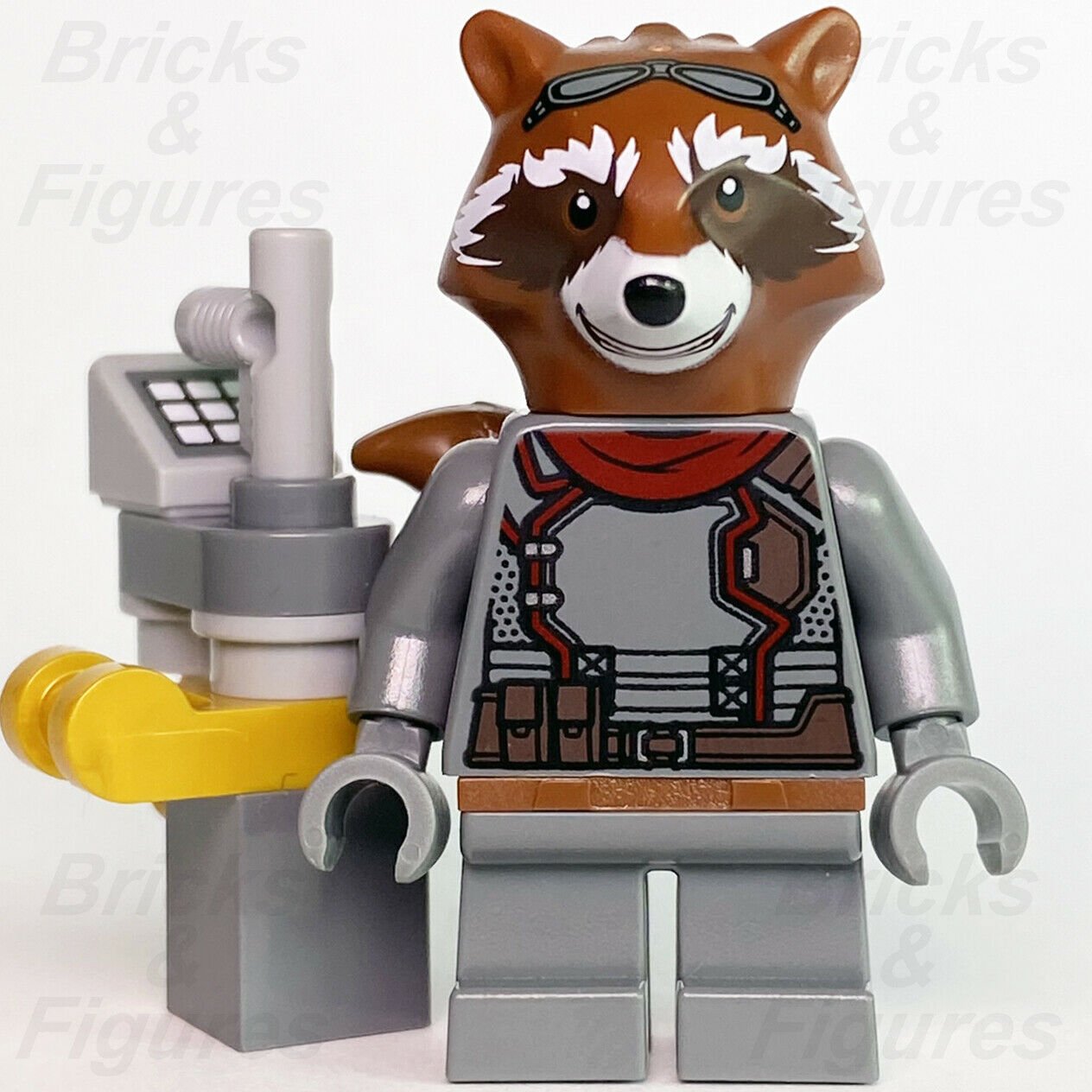 Marvel Super Heroes LEGO Rocket Raccoon Avengers Endgame Minifigure 76193 sh742 - Bricks & Figures