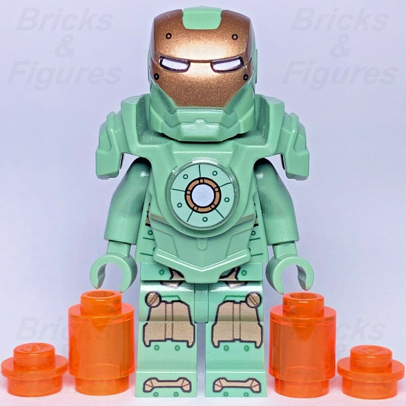 Marvel Super Heroes LEGO Scuba Iron Man Mark 37 Avengers Minifigure 76048 sh213 - Bricks & Figures