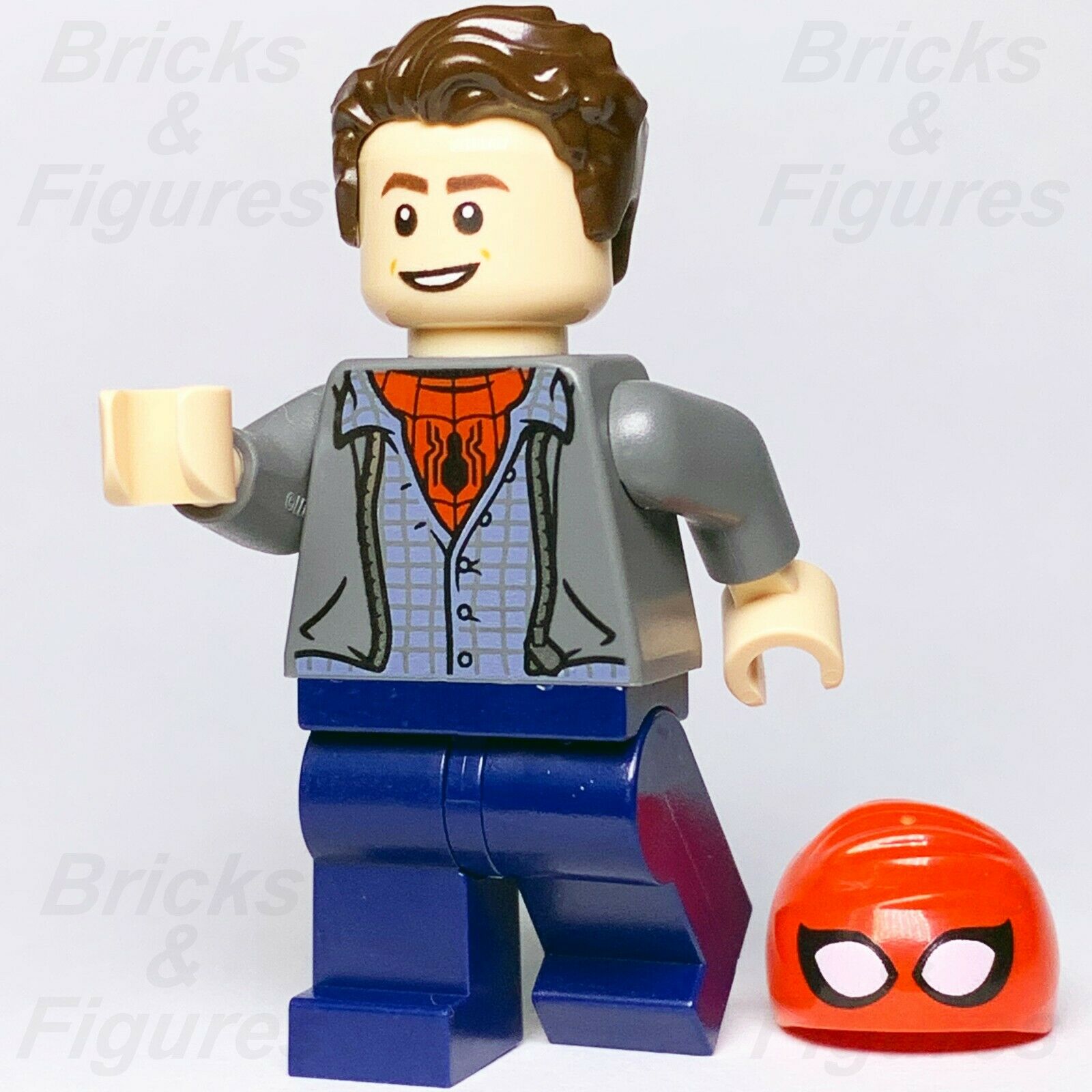 Marvel Super Heroes LEGO Spider-Man Peter Parker Far From Home Minifigure 76129 - Bricks & Figures