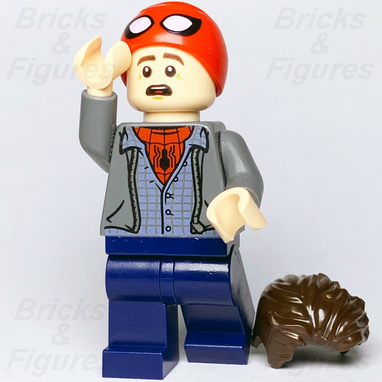 Marvel Super Heroes LEGO Spider-Man Peter Parker Far From Home Minifigure 76129 - Bricks & Figures