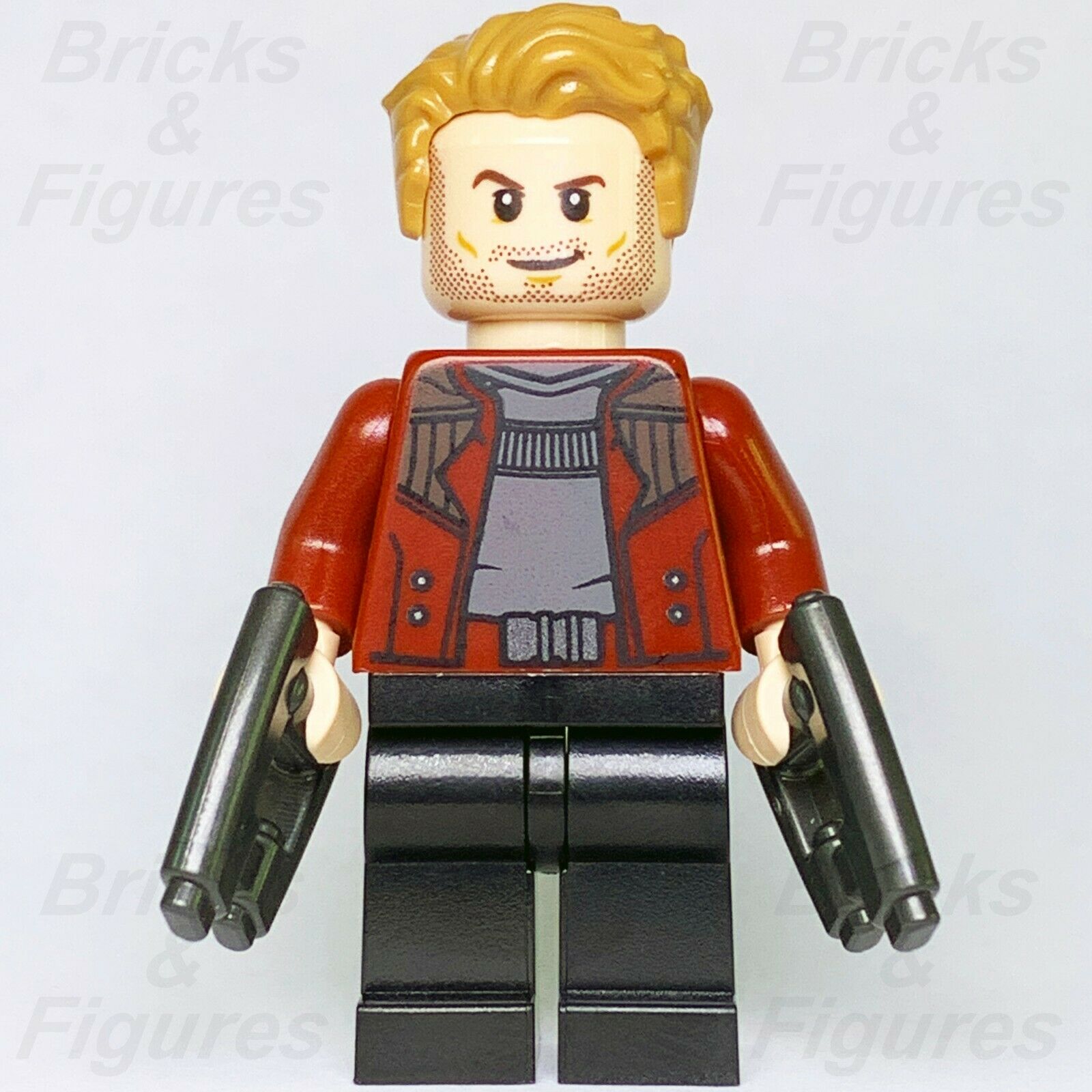 Marvel Super Heroes LEGO Star-Lord Avengers Infinity War Minifig 76108 Genuine - Bricks & Figures