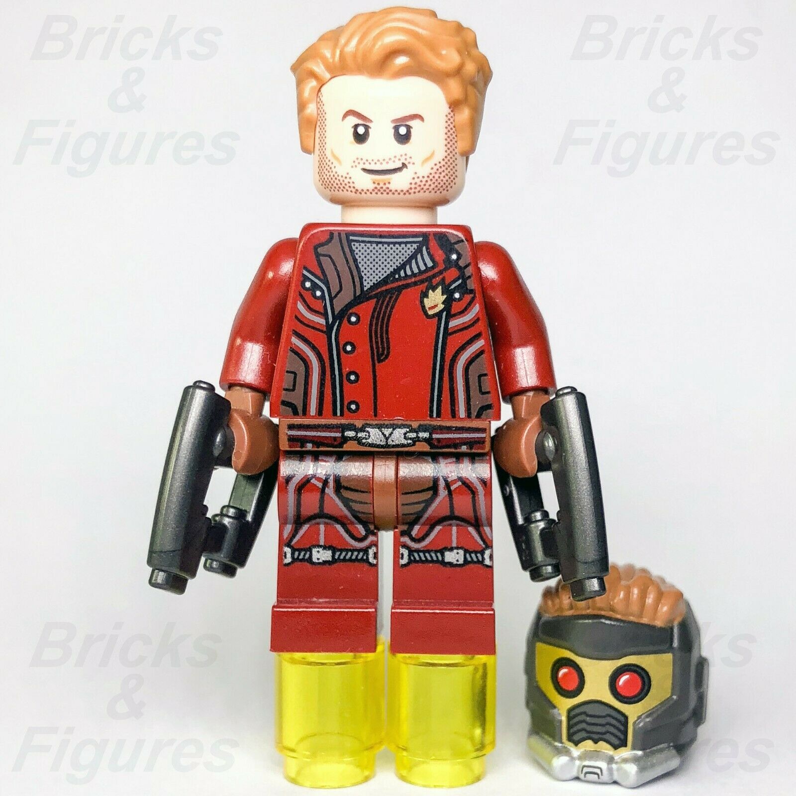 Marvel Super Heroes LEGO Star-Lord Guardians of the Galaxy Minifigure 76021 - Bricks & Figures