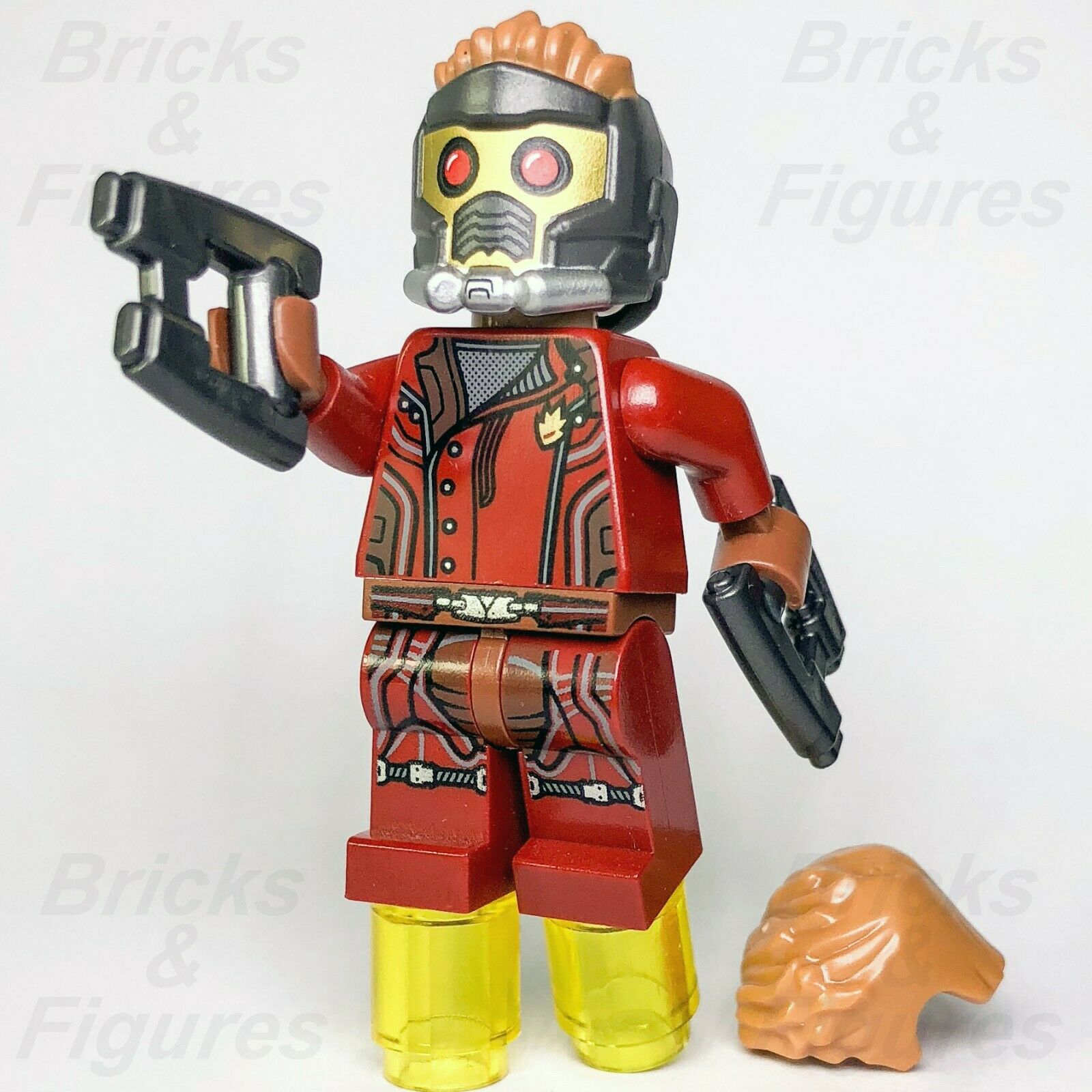 Marvel Super Heroes LEGO Star-Lord Guardians of the Galaxy Minifigure 76021 - Bricks & Figures