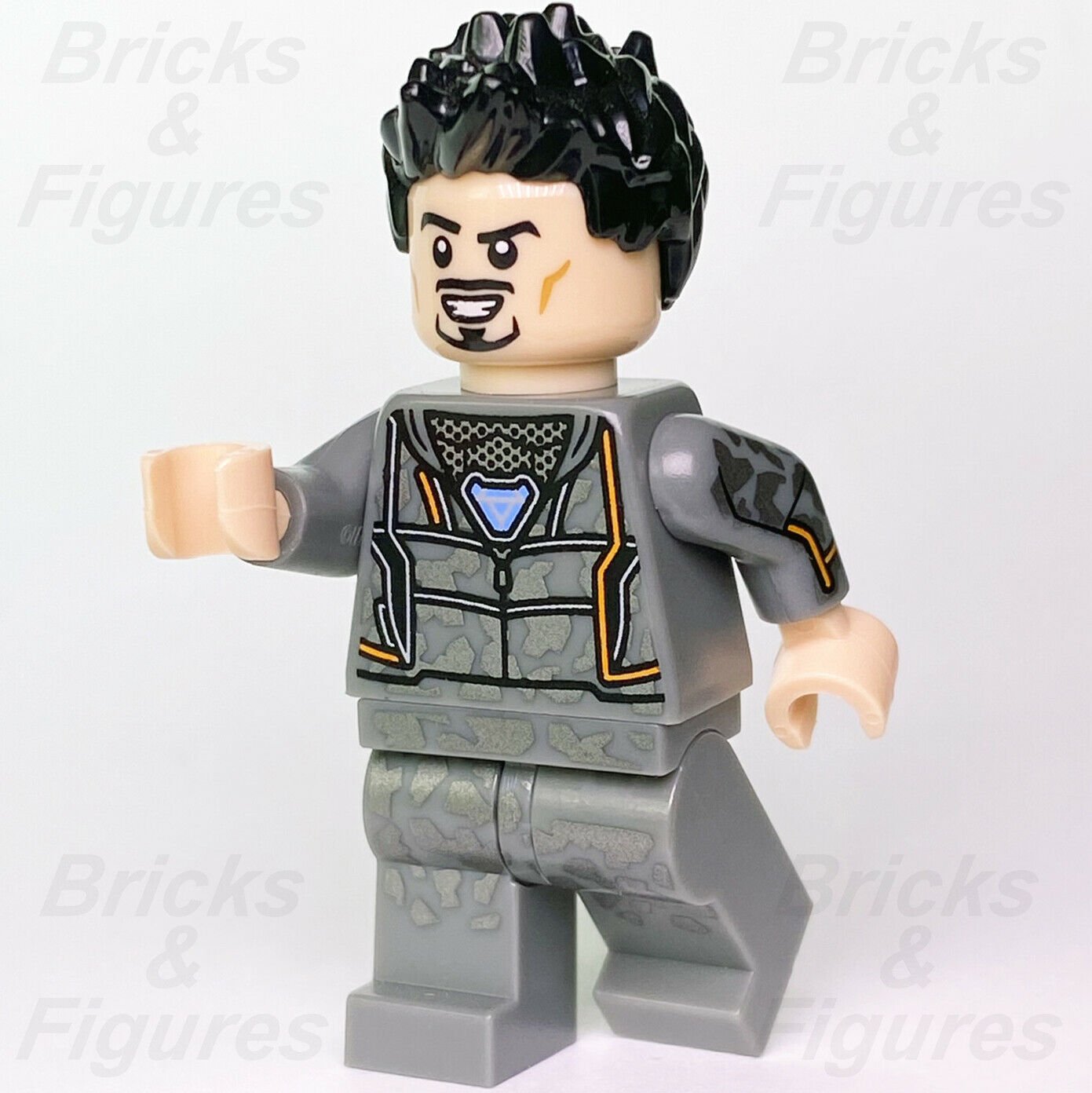 Marvel Super Heroes LEGO Tony Stark Iron Man Avengers Minifigure 5005256 col336 - Bricks & Figures