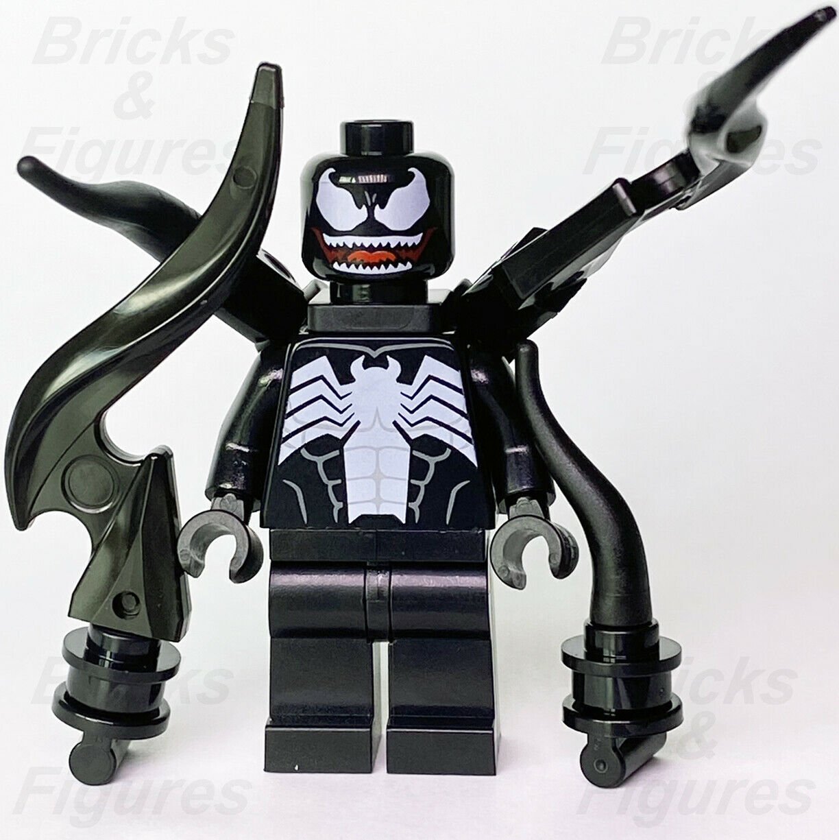 Marvel Super Heroes LEGO Venom w/ Appendages Avengers Minifigure 242104 sh690 - Bricks & Figures