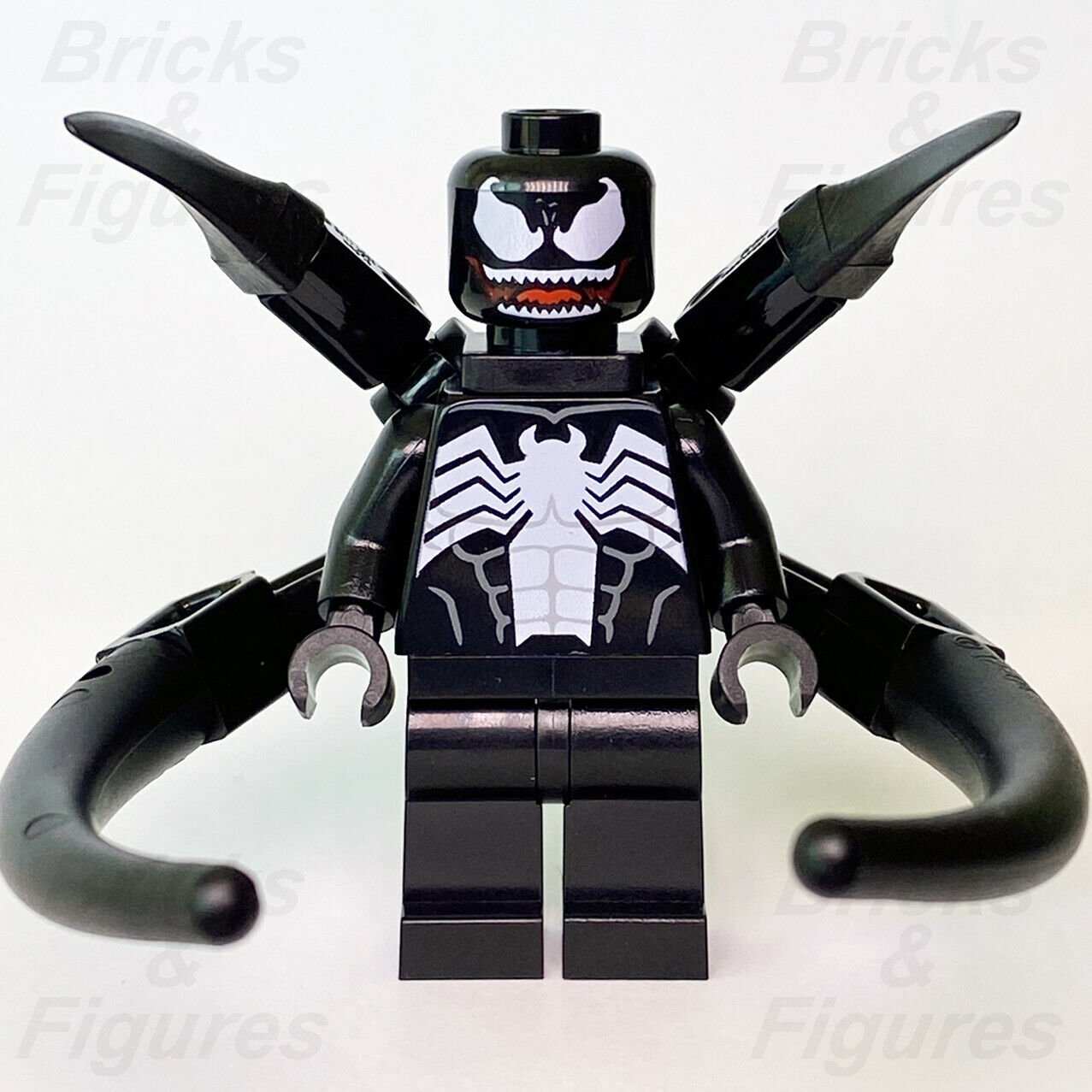 Marvel Super Heroes LEGO Venom w/ Appendages Spider-Man Minifigure 76178 sh711 - Bricks & Figures