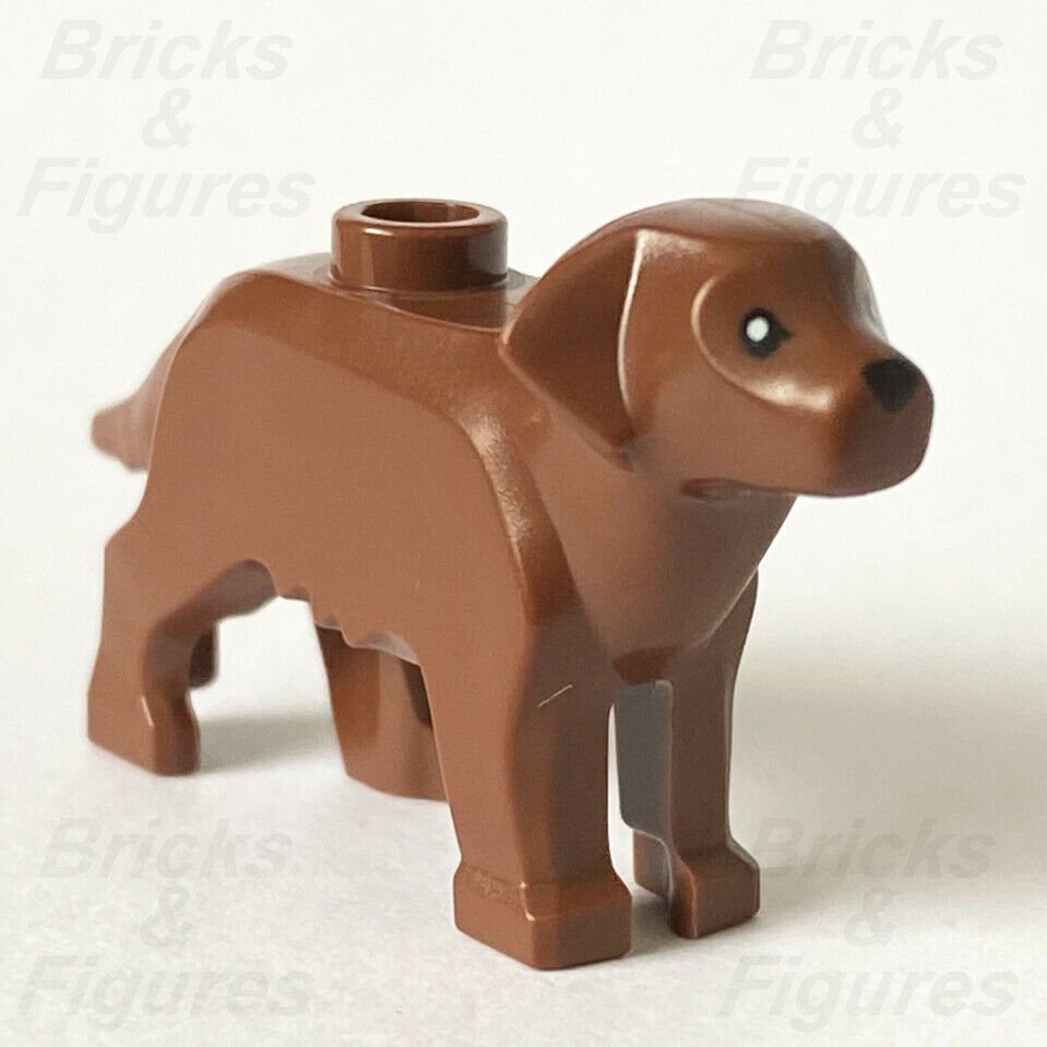 New City Town LEGO Brown Labrador / Golden Retriever Dog Animal Part 60292 - Bricks & Figures