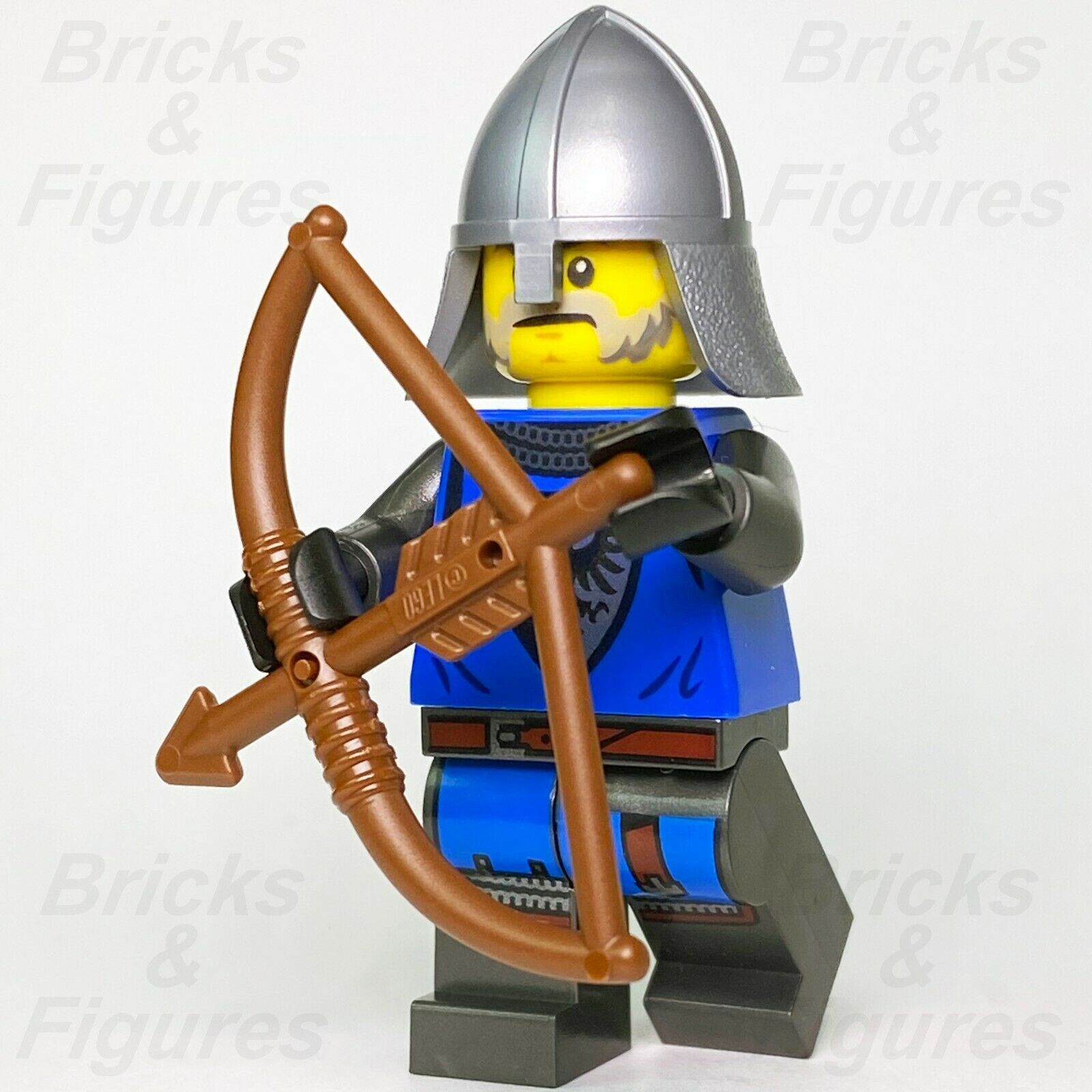 New Creator LEGO Black Falcon Castle Guard Male Minifigure with Bow 31120 - Bricks & Figures