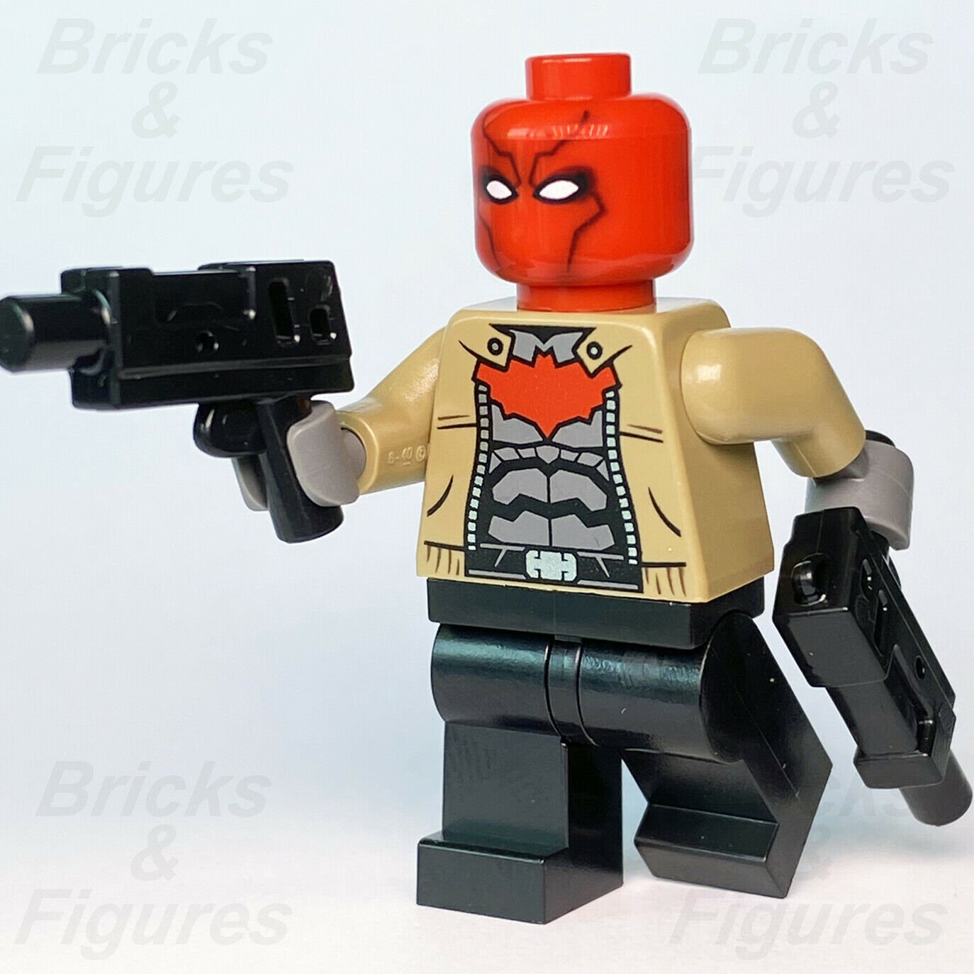 New DC Super Heroes LEGO Red Hood (Jason Todd) Batman 2 Minifigure 76055 sh282 - Bricks & Figures