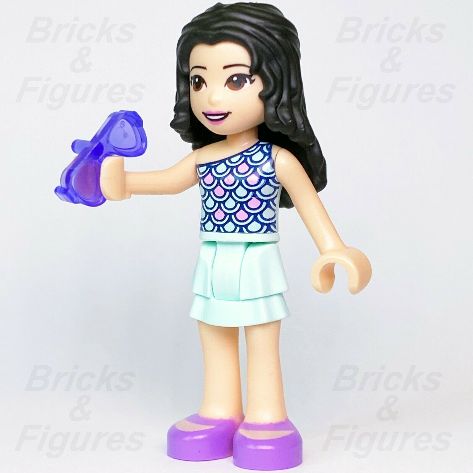 New Friends LEGO Emma Creative Artist with Purple Sunglasses Minifig 41375 - Bricks & Figures
