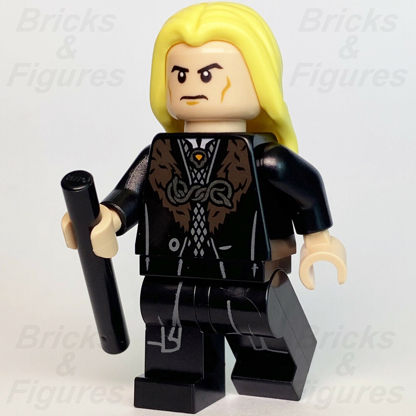 New Harry Potter LEGO Lucius Malfoy Death Eater Wizard Minifigure 75978 hp255 - Bricks & Figures