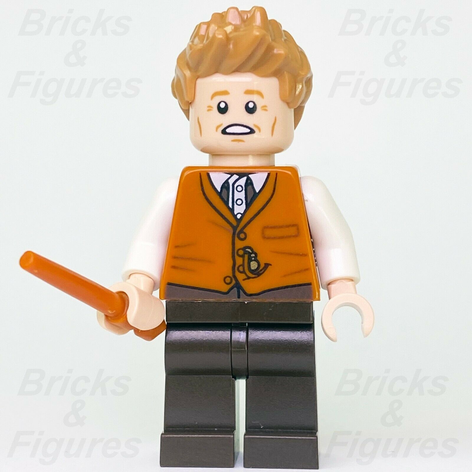 New Harry Potter LEGO Newt Scamander Fantastic Beasts Wizard Minifigure 75952 - Bricks & Figures