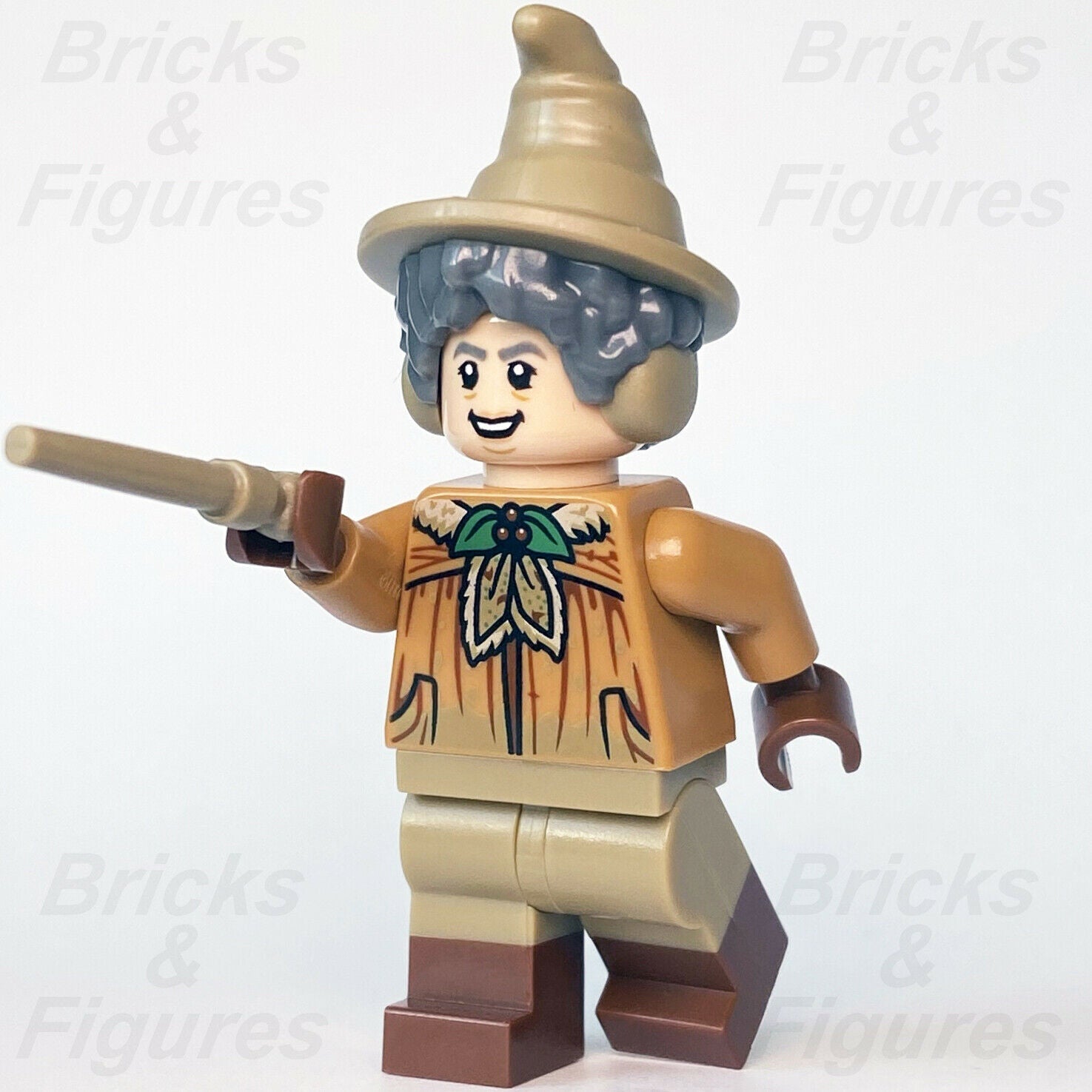 New Harry Potter LEGO Professor Pomona Sprout Witch Minifigure 76384 - Bricks & Figures