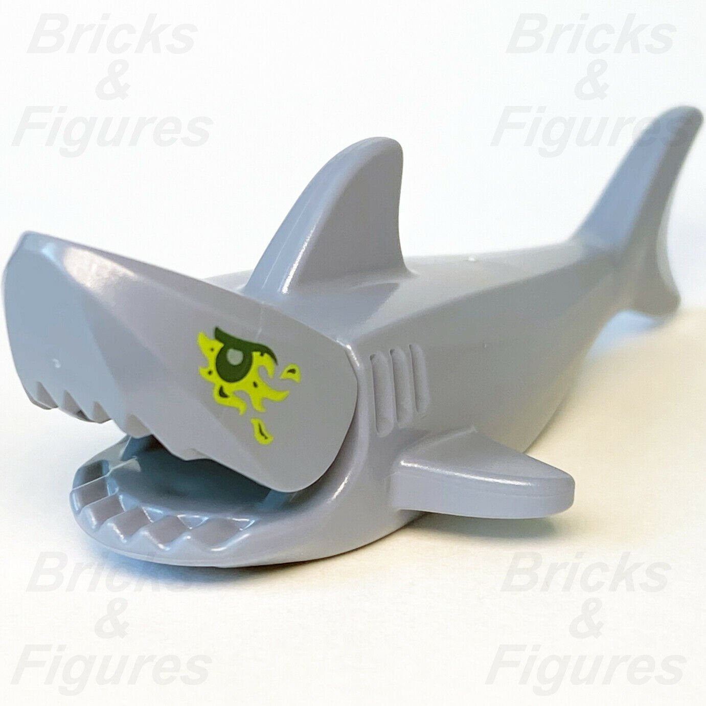 New Hidden Side LEGO Shark with Lime Slime Around Eyes Animal Minifigure 70433 - Bricks & Figures