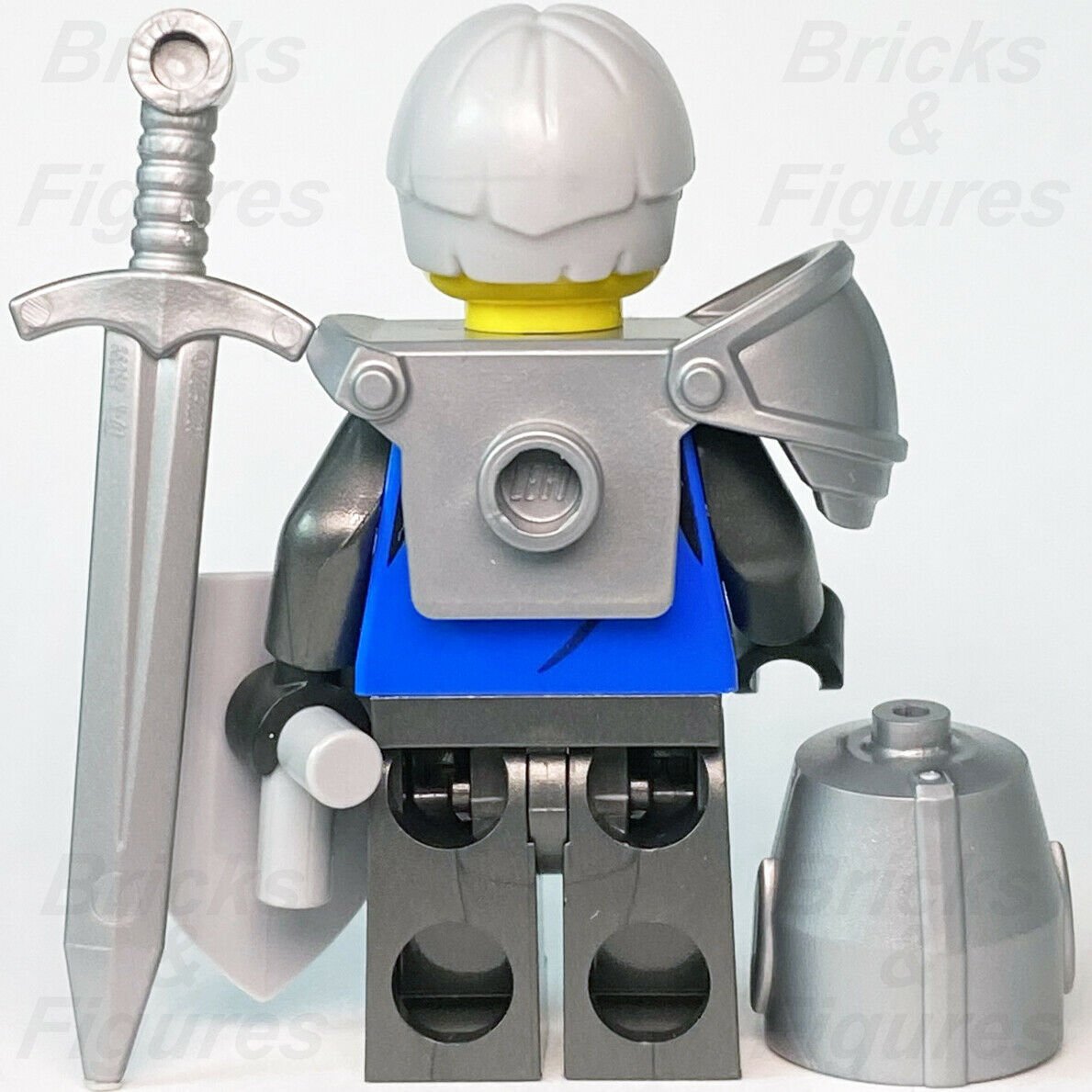 New Ideas LEGO Black Falcon Knight Male Minifigure with Sword & Shield 21325 - Bricks & Figures