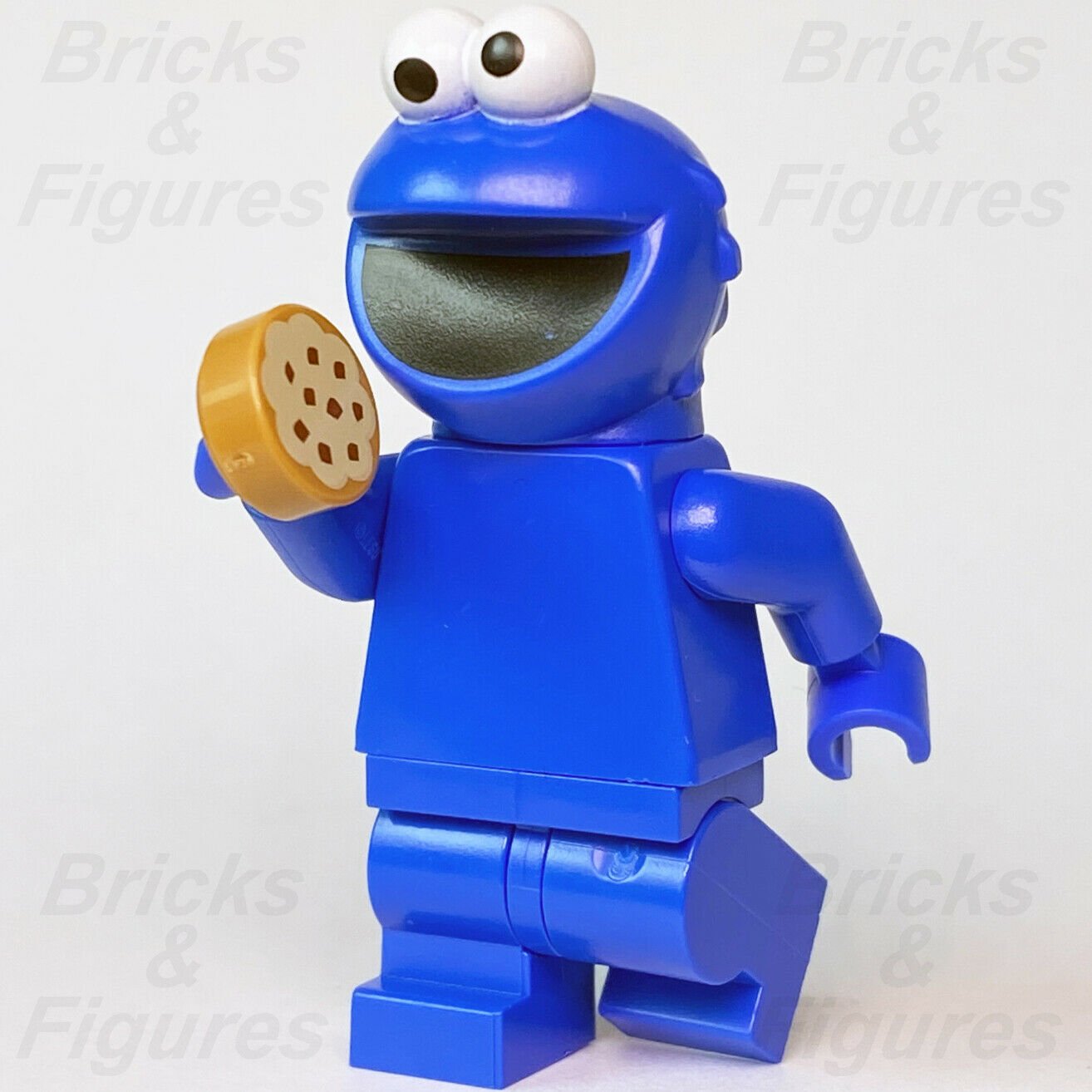 New Ideas LEGO Cookie Monster Sesame Street Minifigure from set 21324 Minifig - Bricks & Figures