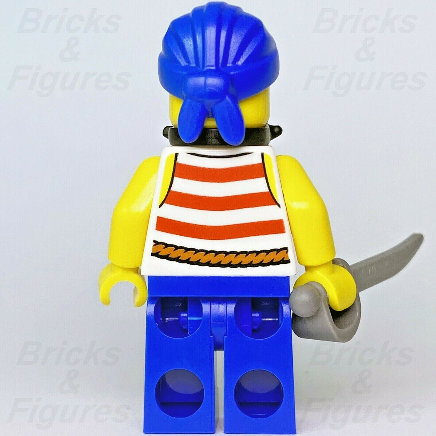 New Ideas LEGO Port Pirates Minifigure with Sword from set 21322 idea069 - Bricks & Figures