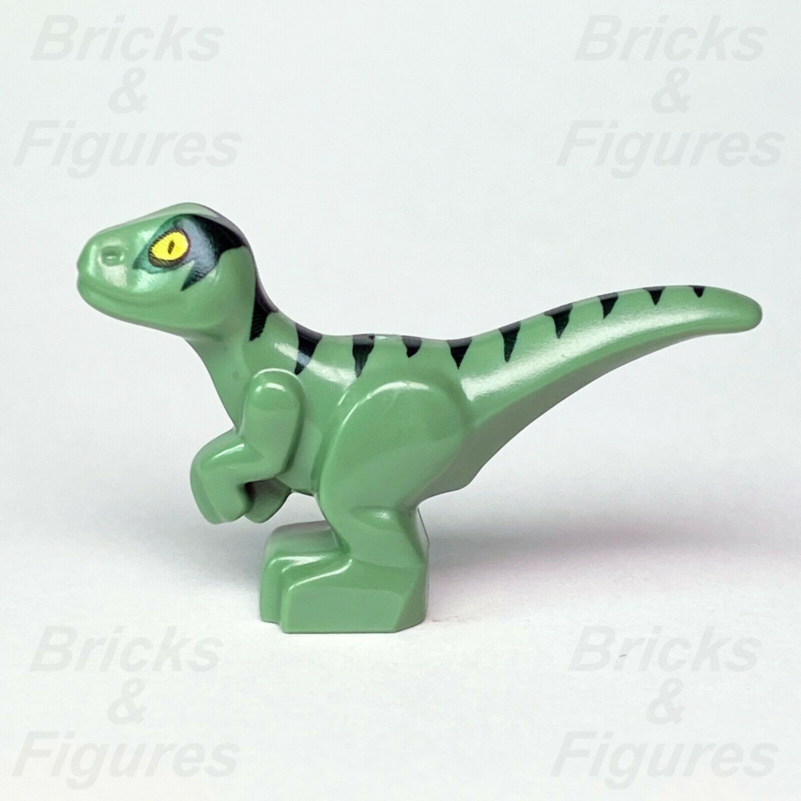 New Jurassic World LEGO Baby Raptor with Dark Green Stripes Dinosaur 75938 - Bricks & Figures