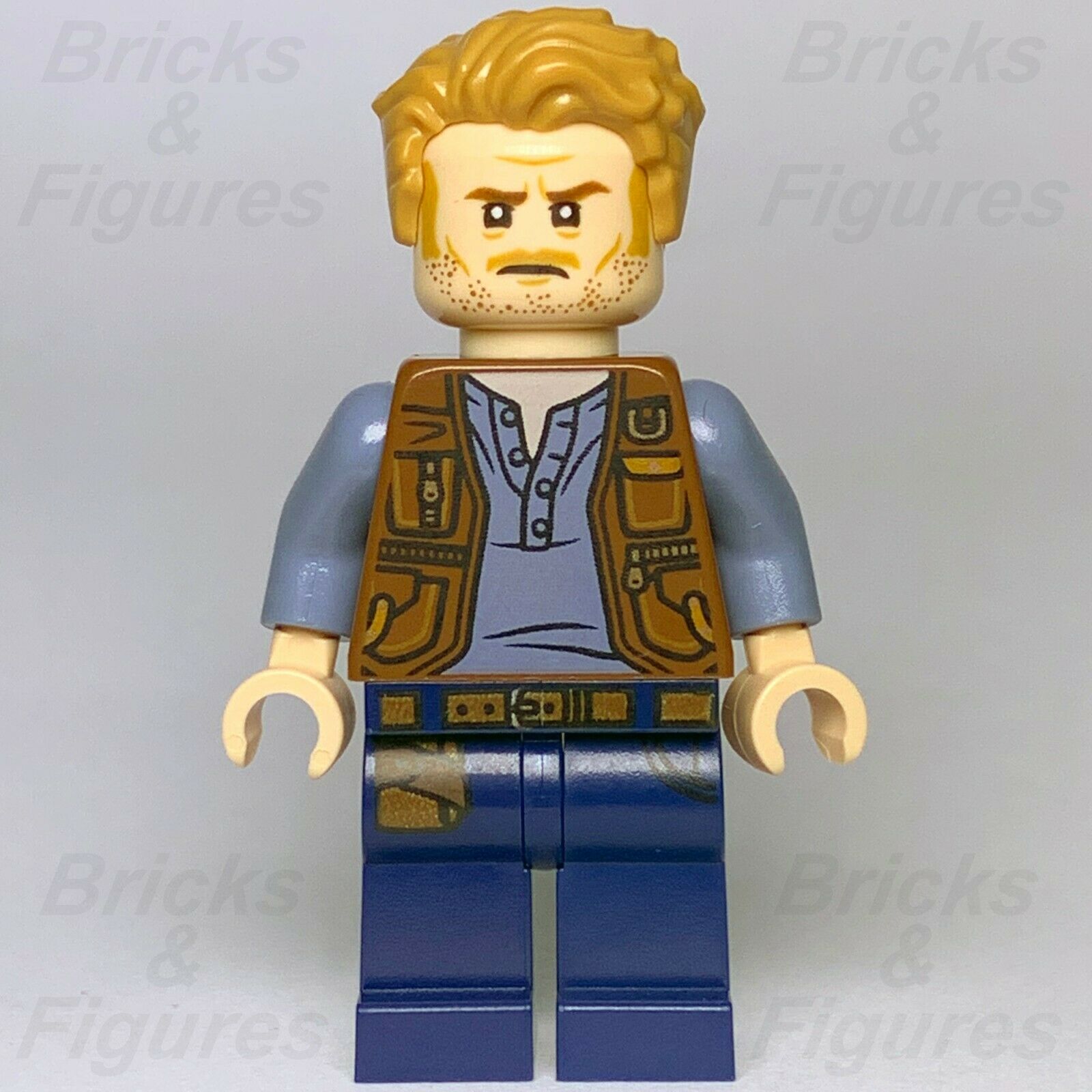 New Jurassic World LEGO Owen Grady Minifigure 75935 75934 75930 75926 Genuine - Bricks & Figures