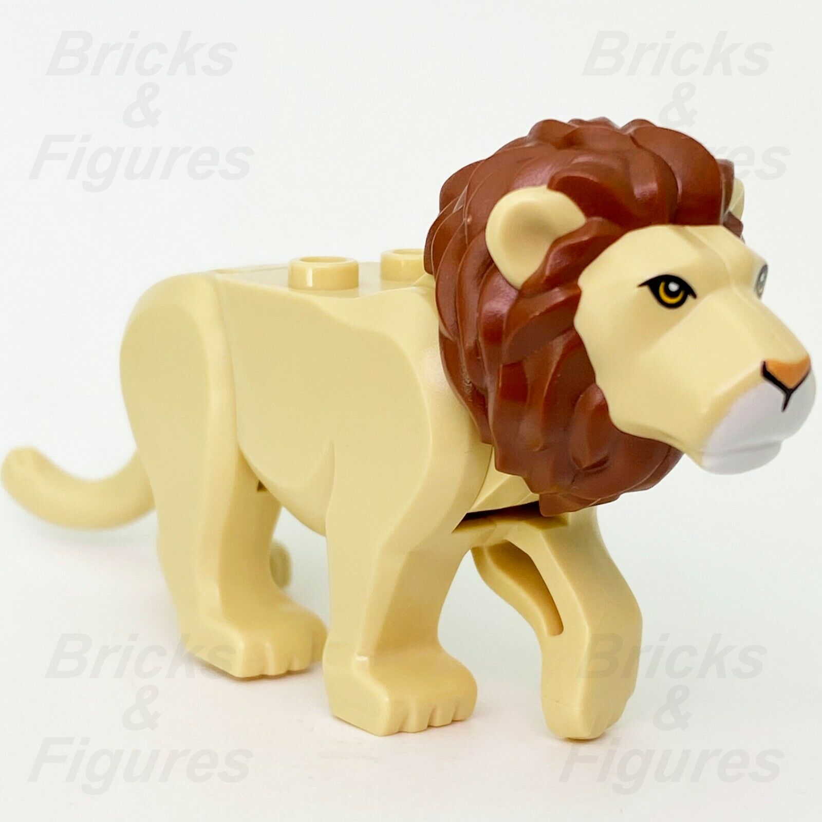 New LEGO Town City Lion Wildlife Rescue Large Cat Animal Minifigure Part 60301 - Bricks & Figures