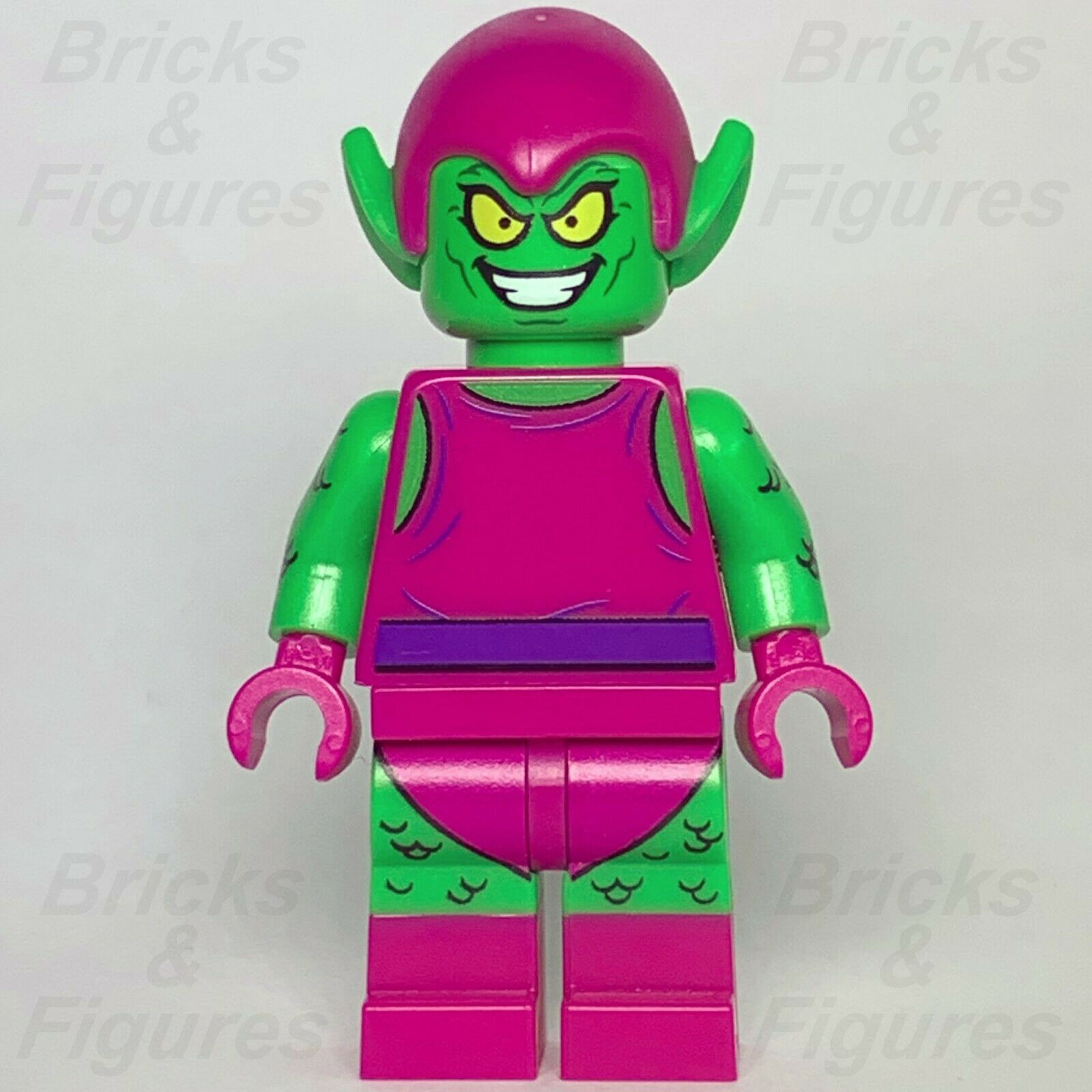 New Marvel Spider-Man Super Heroes LEGO Green Goblin Minifigure 76057 Genuine - Bricks & Figures