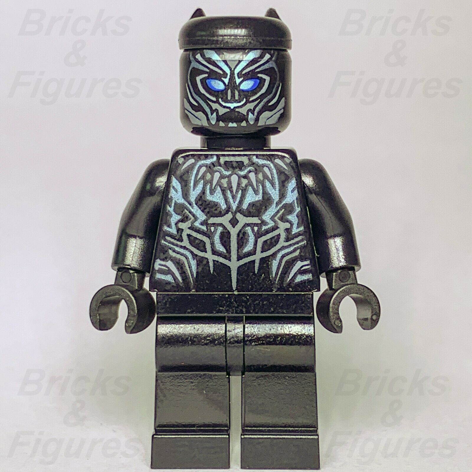 New Marvel Super Heroes LEGO Black Panther T'Challa Avengers Minifigure 76099 - Bricks & Figures