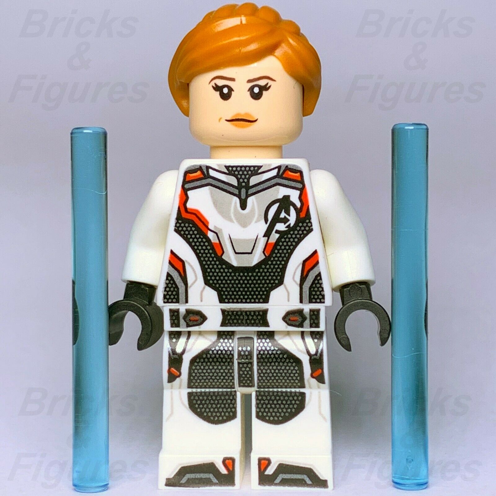 New Marvel Super Heroes LEGO Black Widow Avengers Suit Minifigure 76126 Endgame - Bricks & Figures