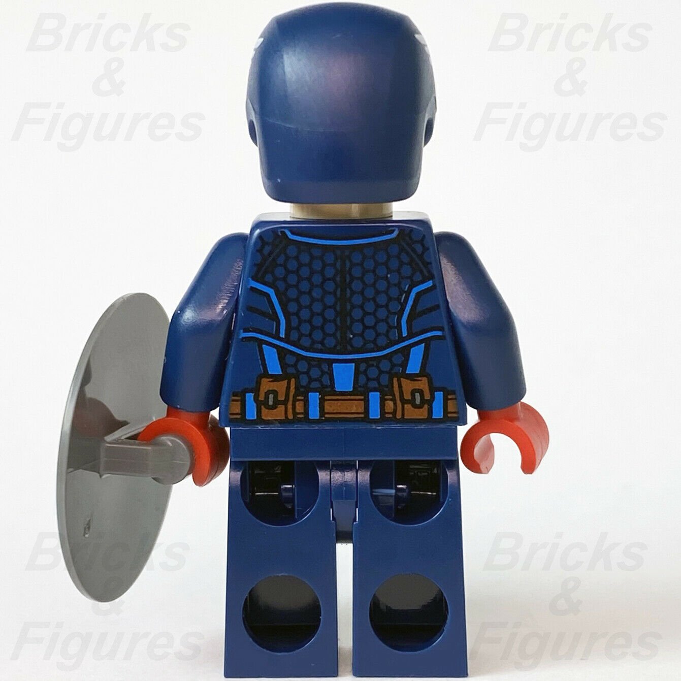 New Marvel Super Heroes LEGO Captain America Avengers Suit Minifigure 76168 - Bricks & Figures