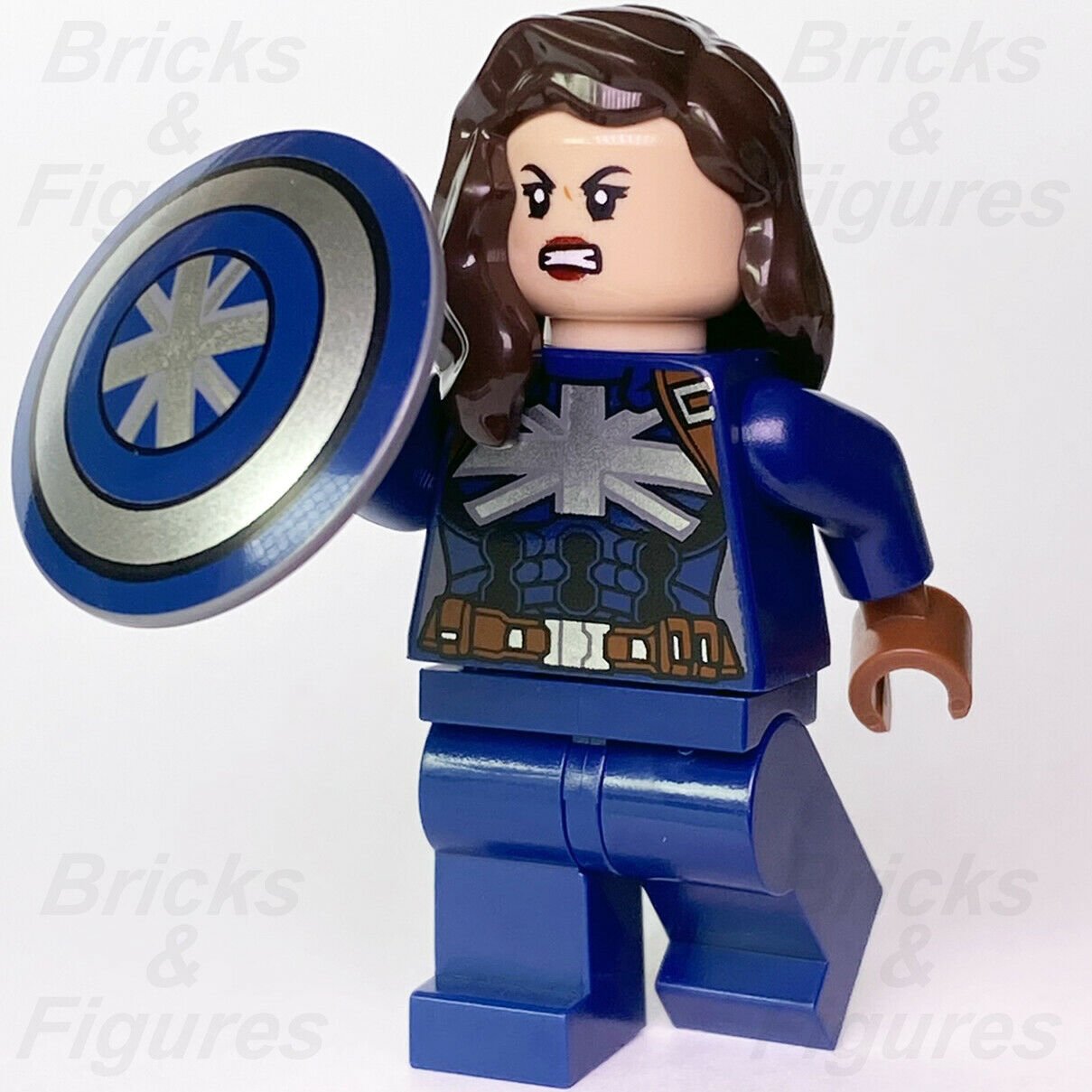 New Marvel Super Heroes LEGO Captain Carter What If...? Minifigure 76201 sh749 - Bricks & Figures
