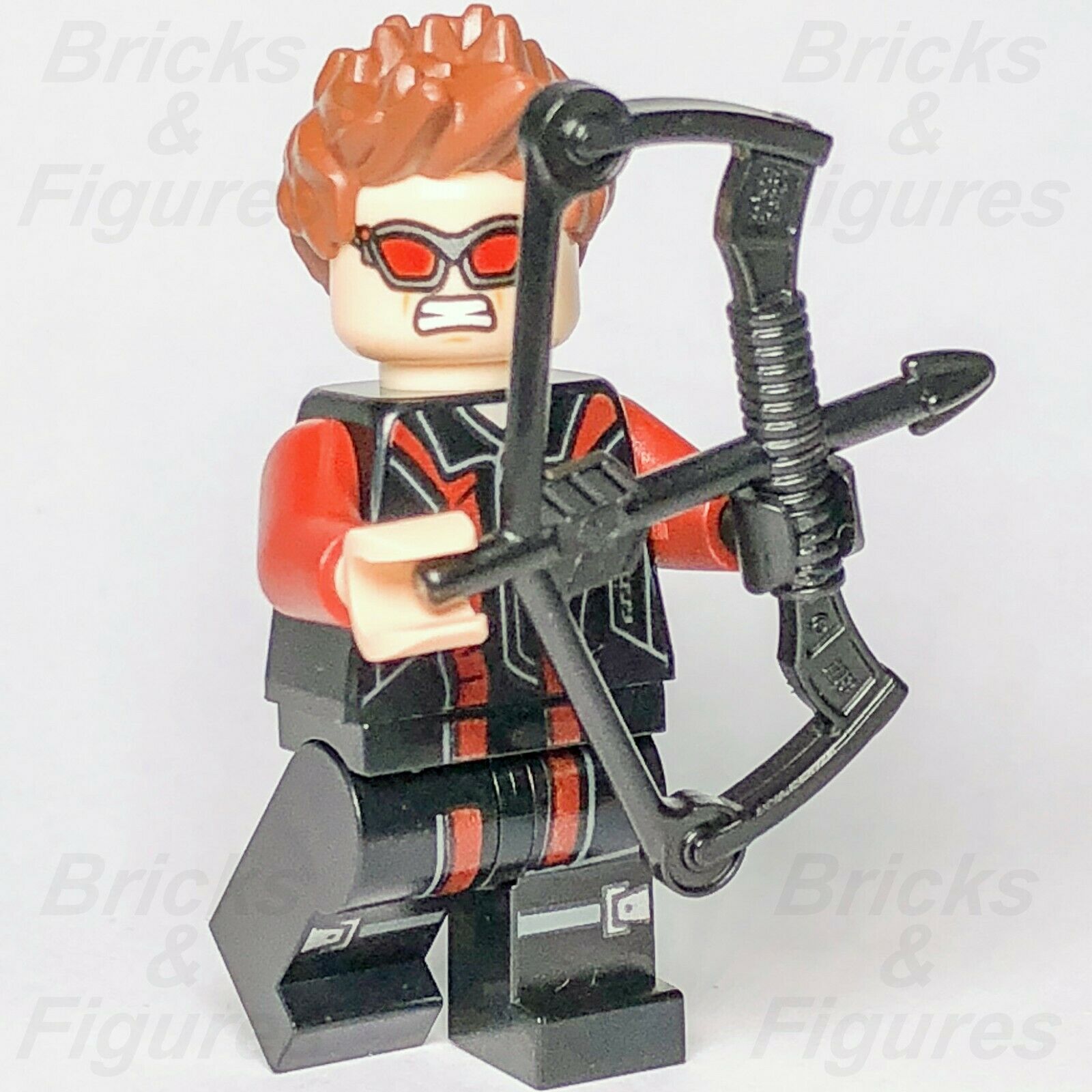 New Marvel Super Heroes LEGO Hawkeye Avengers Age of Ultron Minifig 76030 76042 - Bricks & Figures