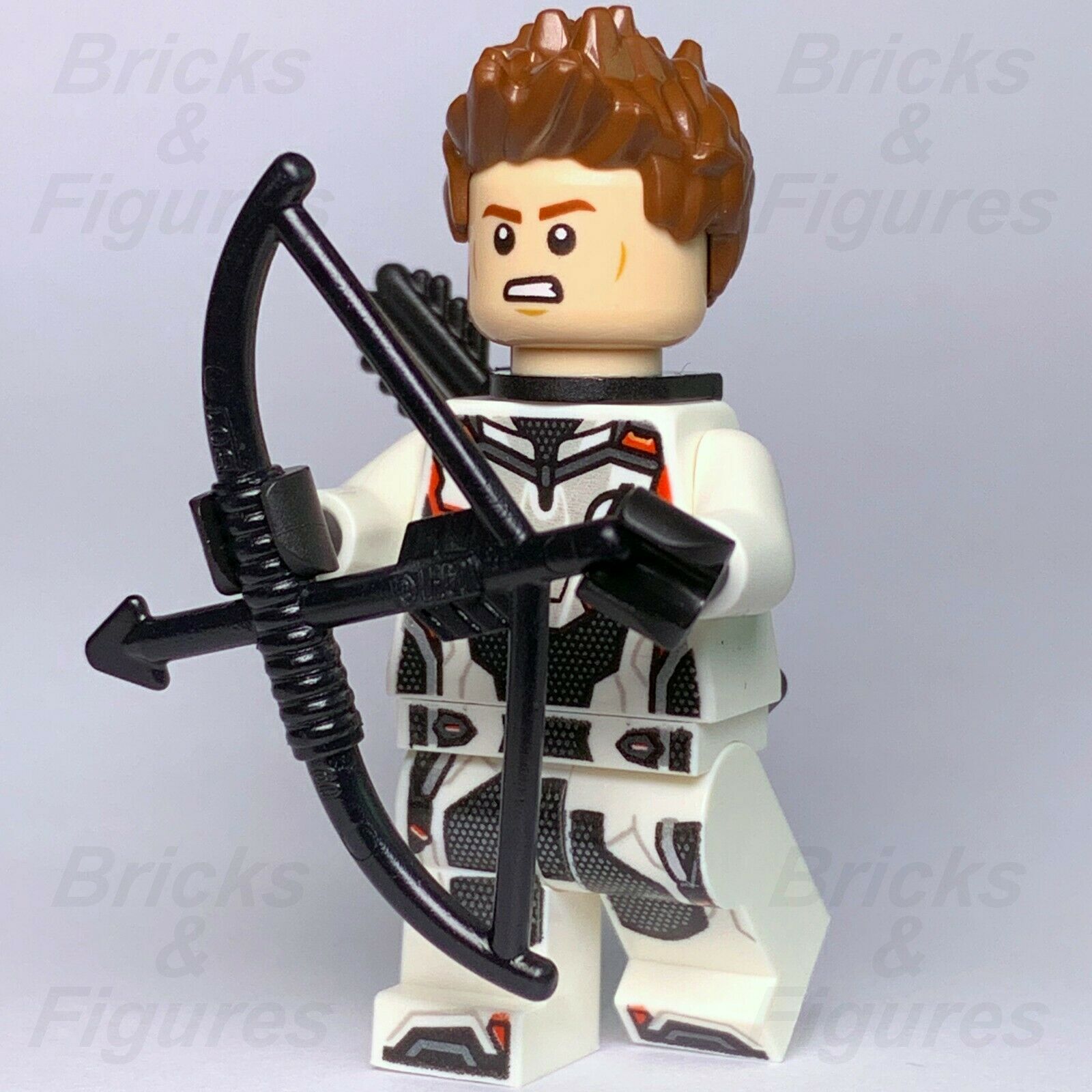 New Marvel Super Heroes LEGO Hawkeye Avengers Suit Minifigure 76126 Endgame - Bricks & Figures