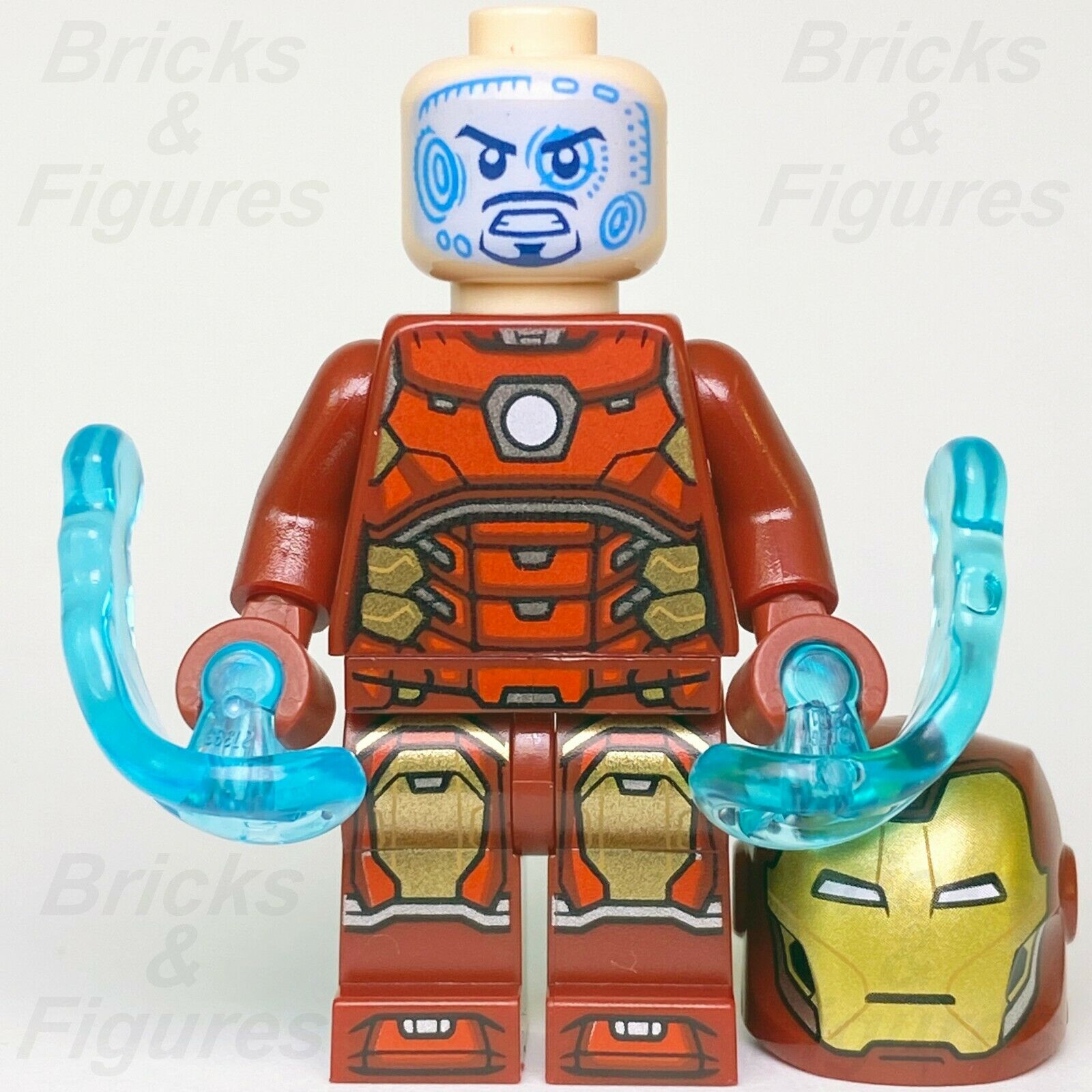 New Marvel Super Heroes LEGO Iron Man Tony Stark Avengers Minifig 76140 Genuine - Bricks & Figures