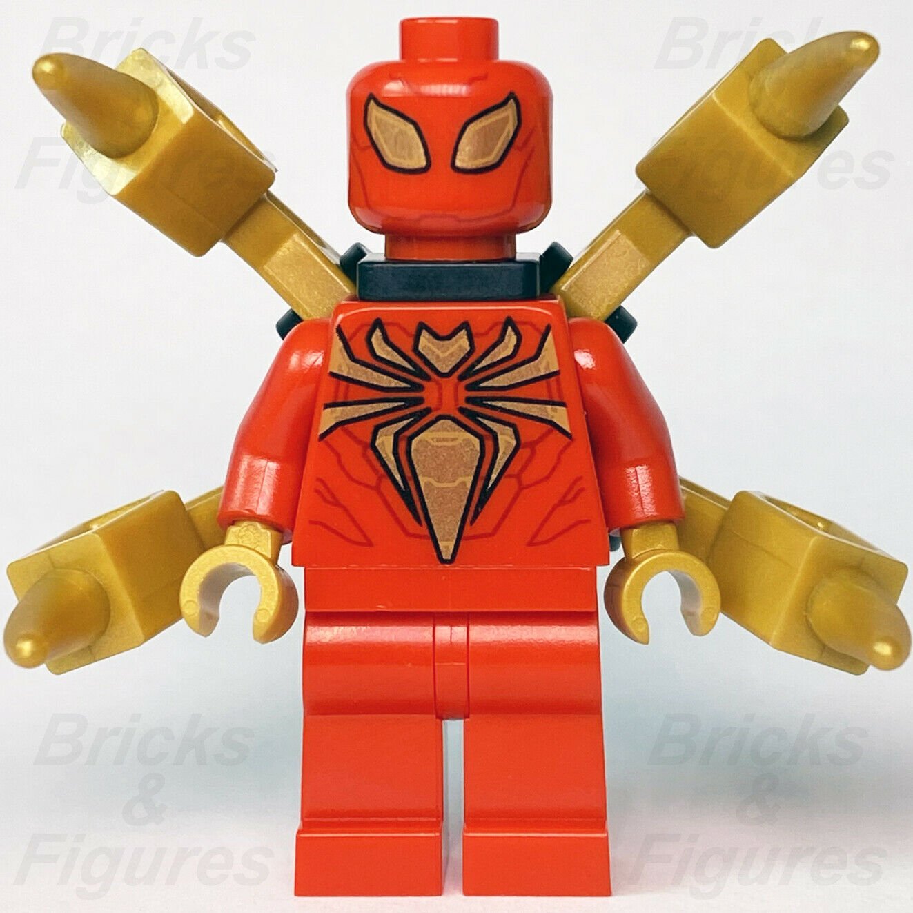 New Marvel Super Heroes LEGO Iron Spider Suit Spider-Man Minifigure 76175 - Bricks & Figures