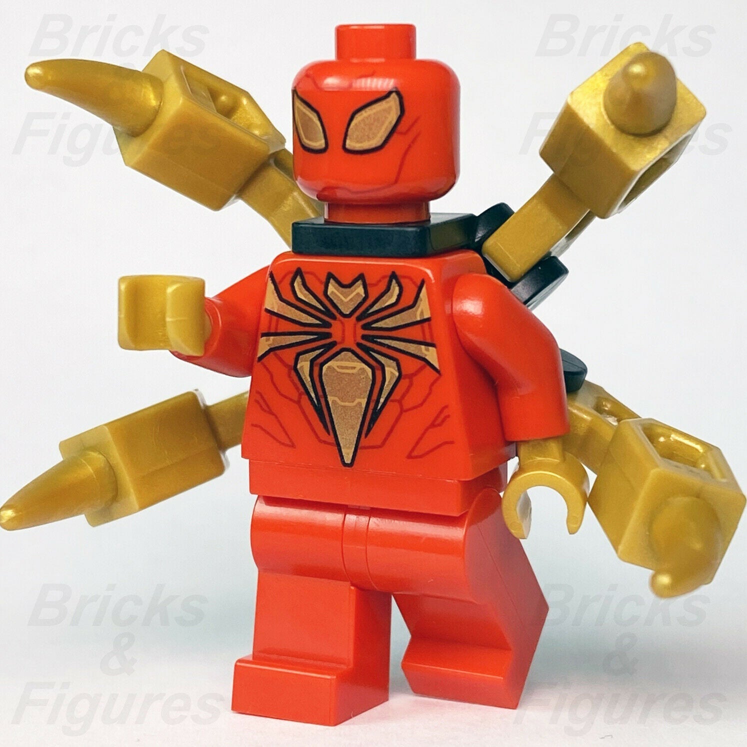New Marvel Super Heroes LEGO Iron Spider Suit Spider-Man Minifigure 76175 - Bricks & Figures