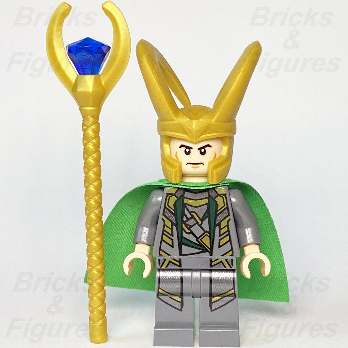New Marvel Super Heroes LEGO Loki Odinson God of Mischief Minifigure 10721 - Bricks & Figures