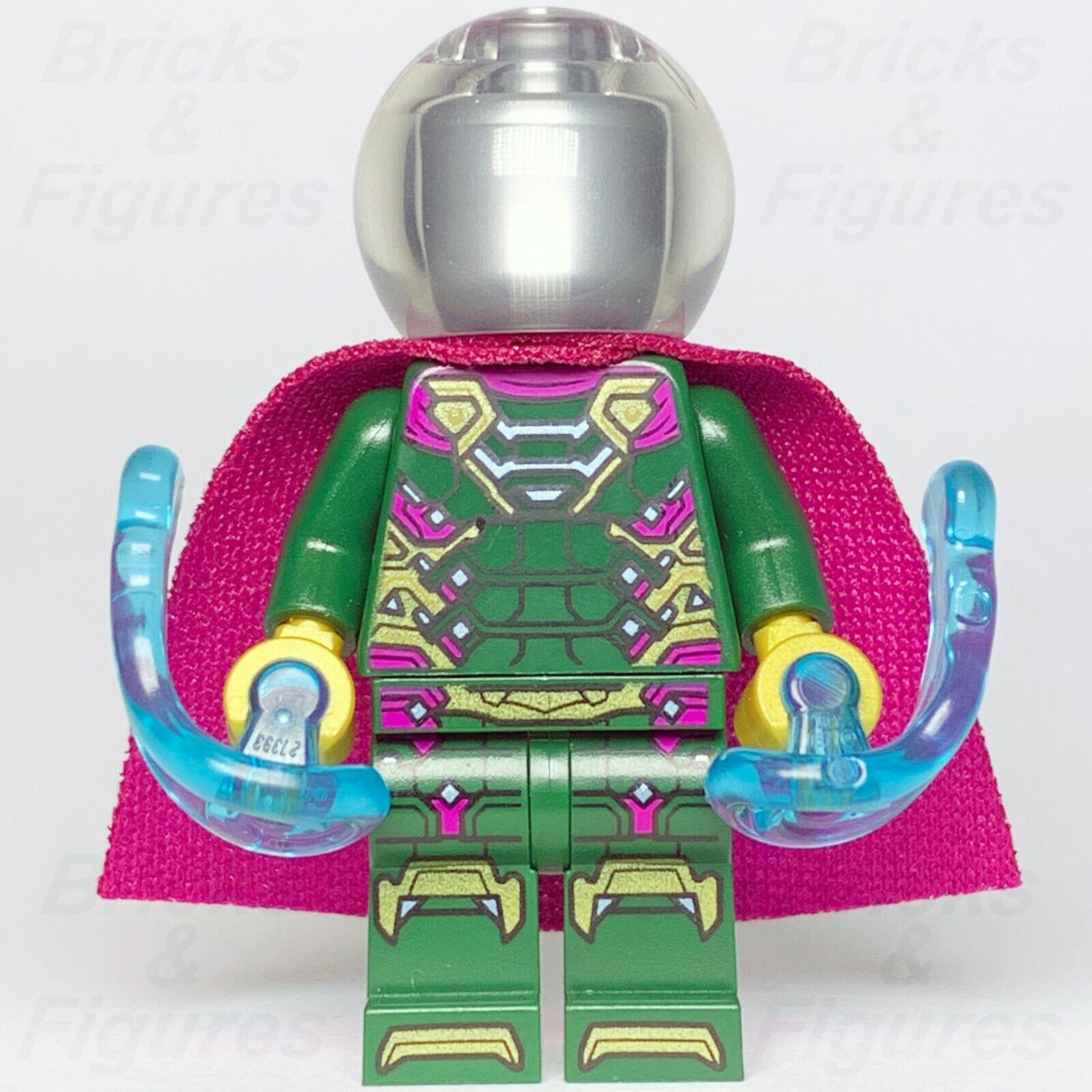 New Marvel Super Heroes LEGO Mysterio Minifigure Spider-Man 76128 76129 76130 - Bricks & Figures