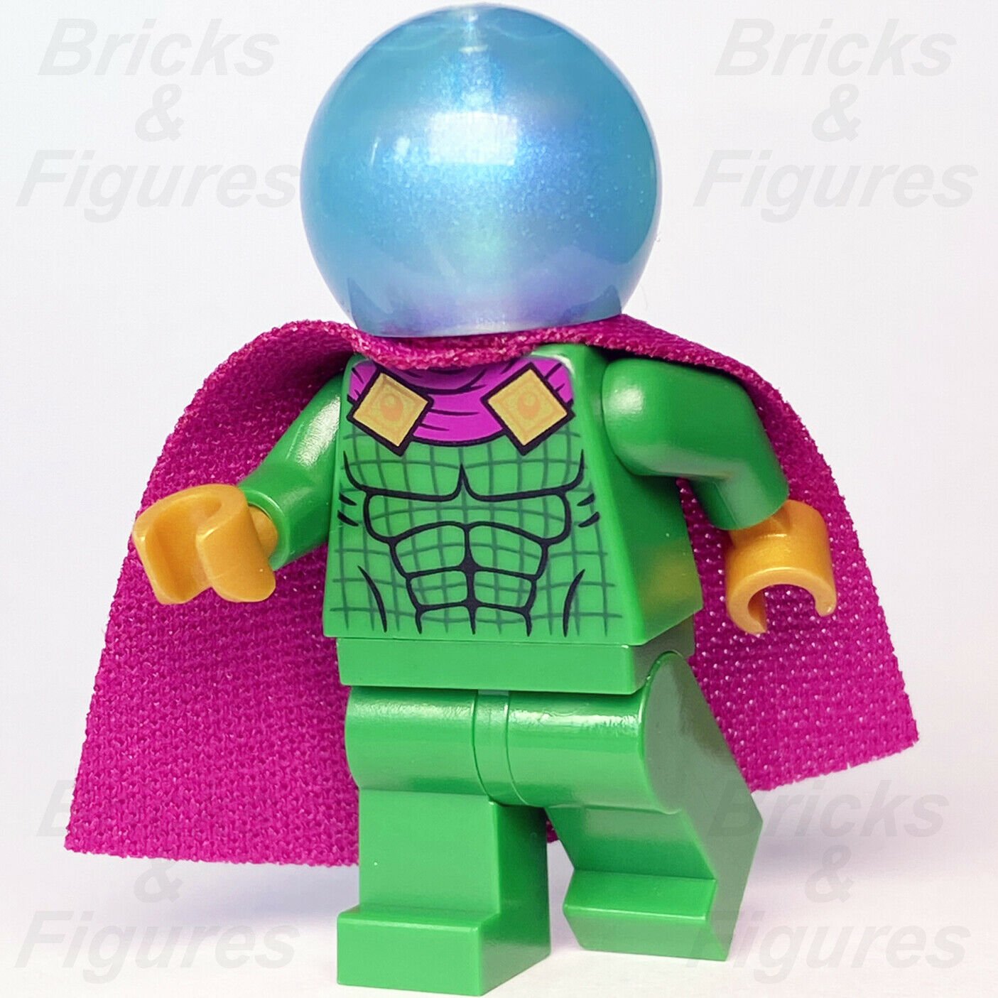 New Marvel Super Heroes LEGO Mysterio Spider-Man Minifigure 76178 sh709 - Bricks & Figures
