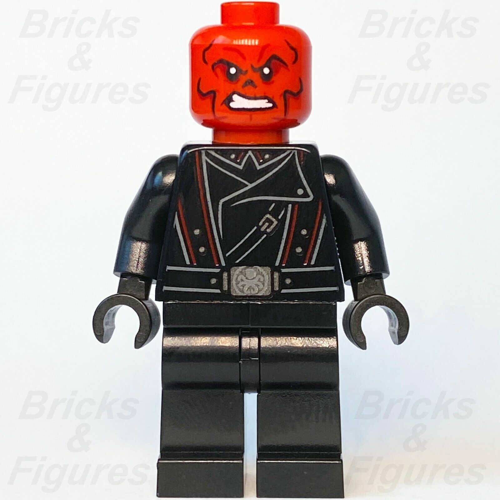 New Marvel Super Heroes LEGO Red Skull HYDRA Leader Avengers Minifigure 76166 - Bricks & Figures