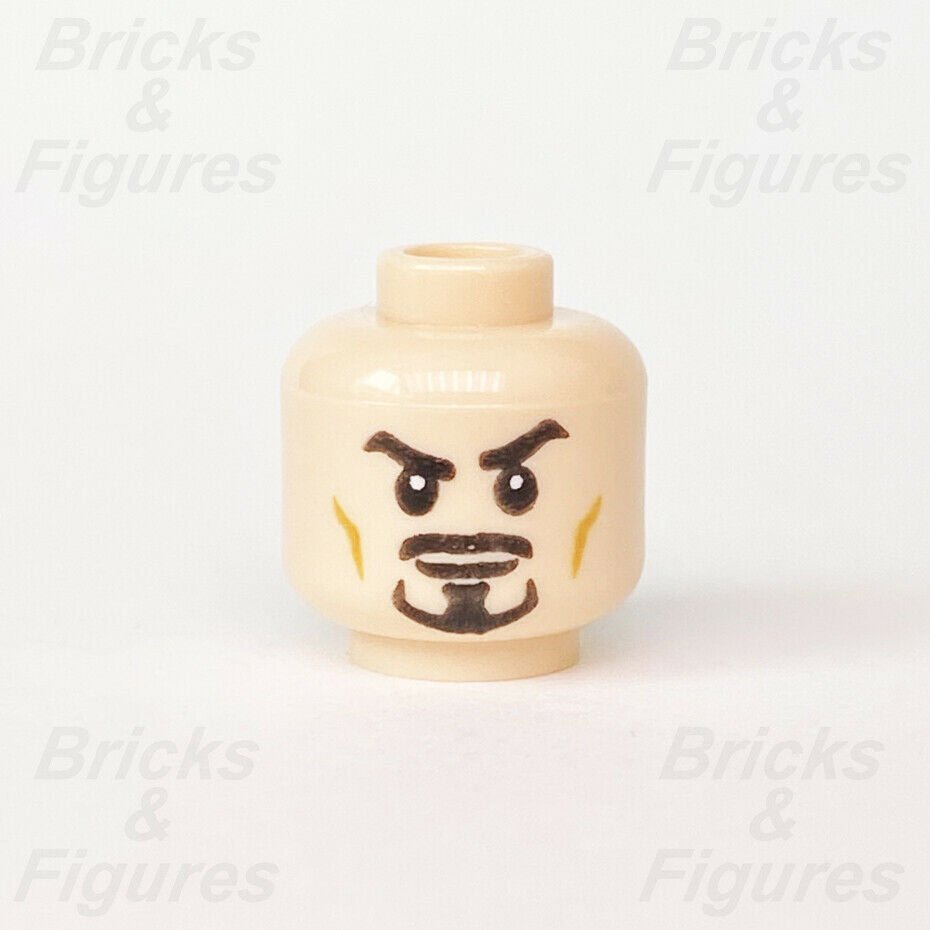 New Marvel Super Heroes LEGO Tony Stark Iron Man Head / Face Minifigure Part - Bricks & Figures