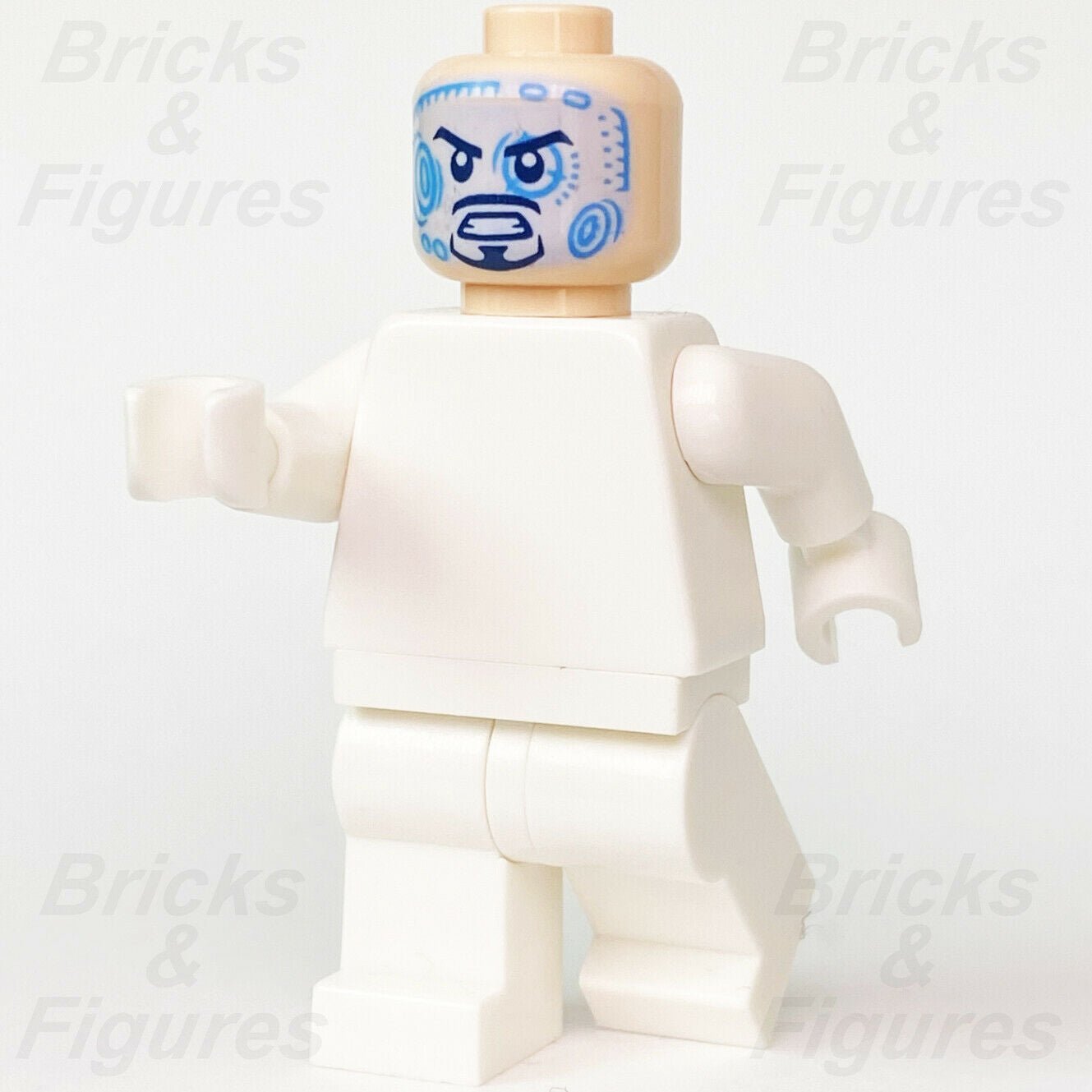 New Marvel Super Heroes LEGO Tony Stark Iron Man Head / Face Minifigure Part - Bricks & Figures