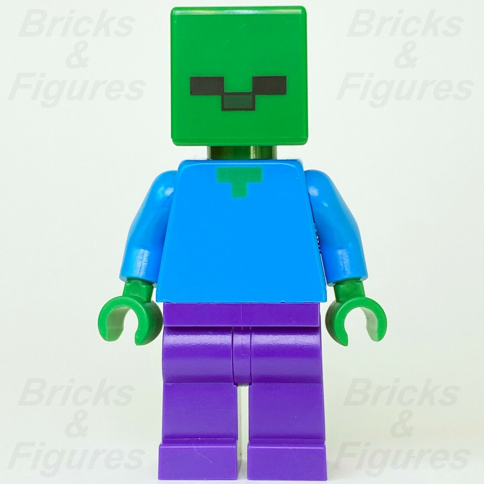 New Minecraft LEGO Zombie Minifigure 21147 21113 21119 21123 21118 21128 21134 - Bricks & Figures