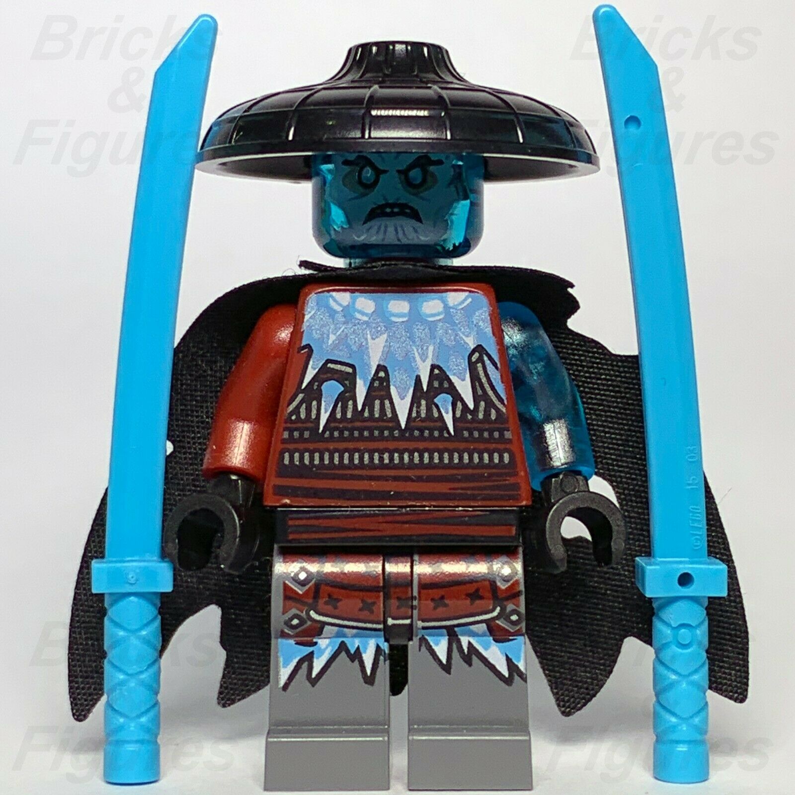 New Ninjago LEGO Blizzard Sword Master Minifigure from sets 70678 70676 Genuine - Bricks & Figures