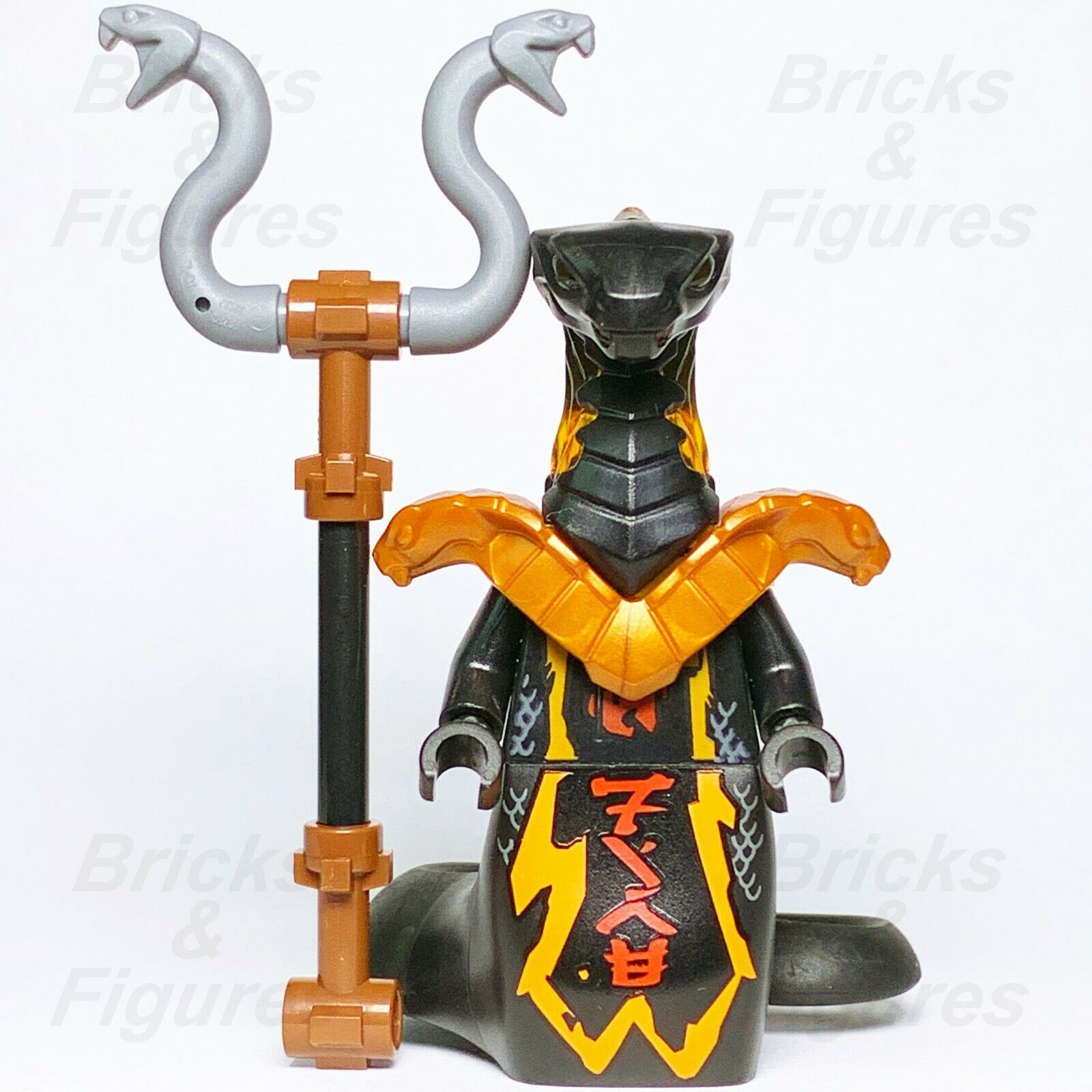 New Ninjago LEGO Char Black Snake Pyro Vipers Minifigure 70675 70677 Genuine - Bricks & Figures
