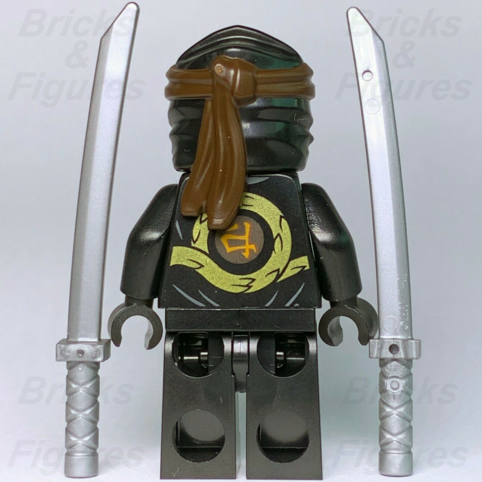 New Ninjago LEGO Cole Legacy Black Ninja Minifigure 70669 70670 70662 Genuine - Bricks & Figures