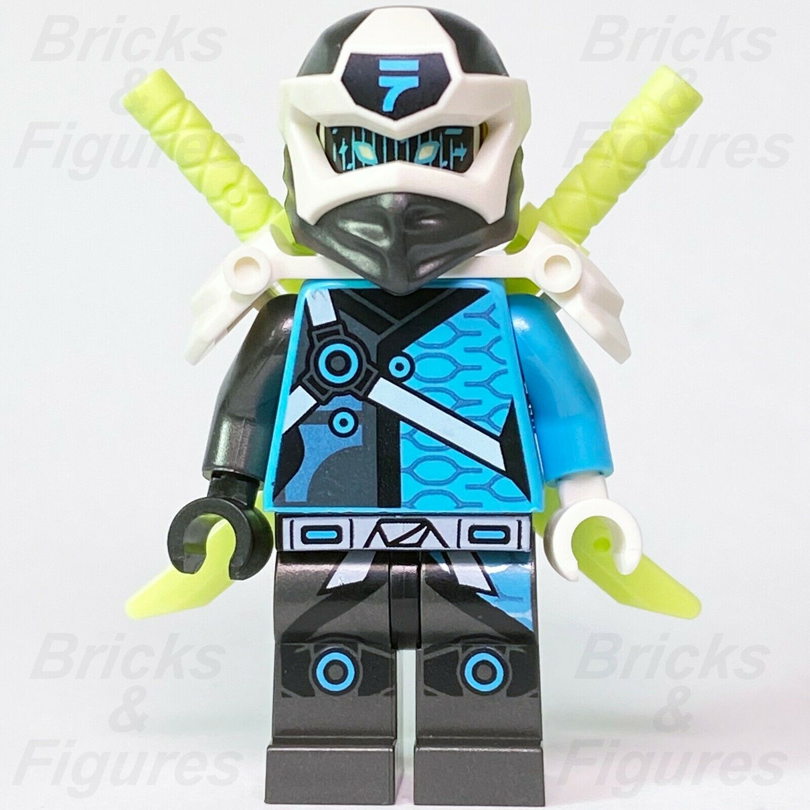 New Ninjago LEGO Digi Nya Water Ninja Master Prime Empire Minifigure 71711 - Bricks & Figures