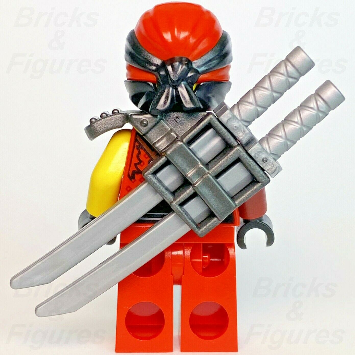 New Ninjago LEGO Kai Hunted Red Fire Ninja Minifigure from set 70653 njo473 - Bricks & Figures