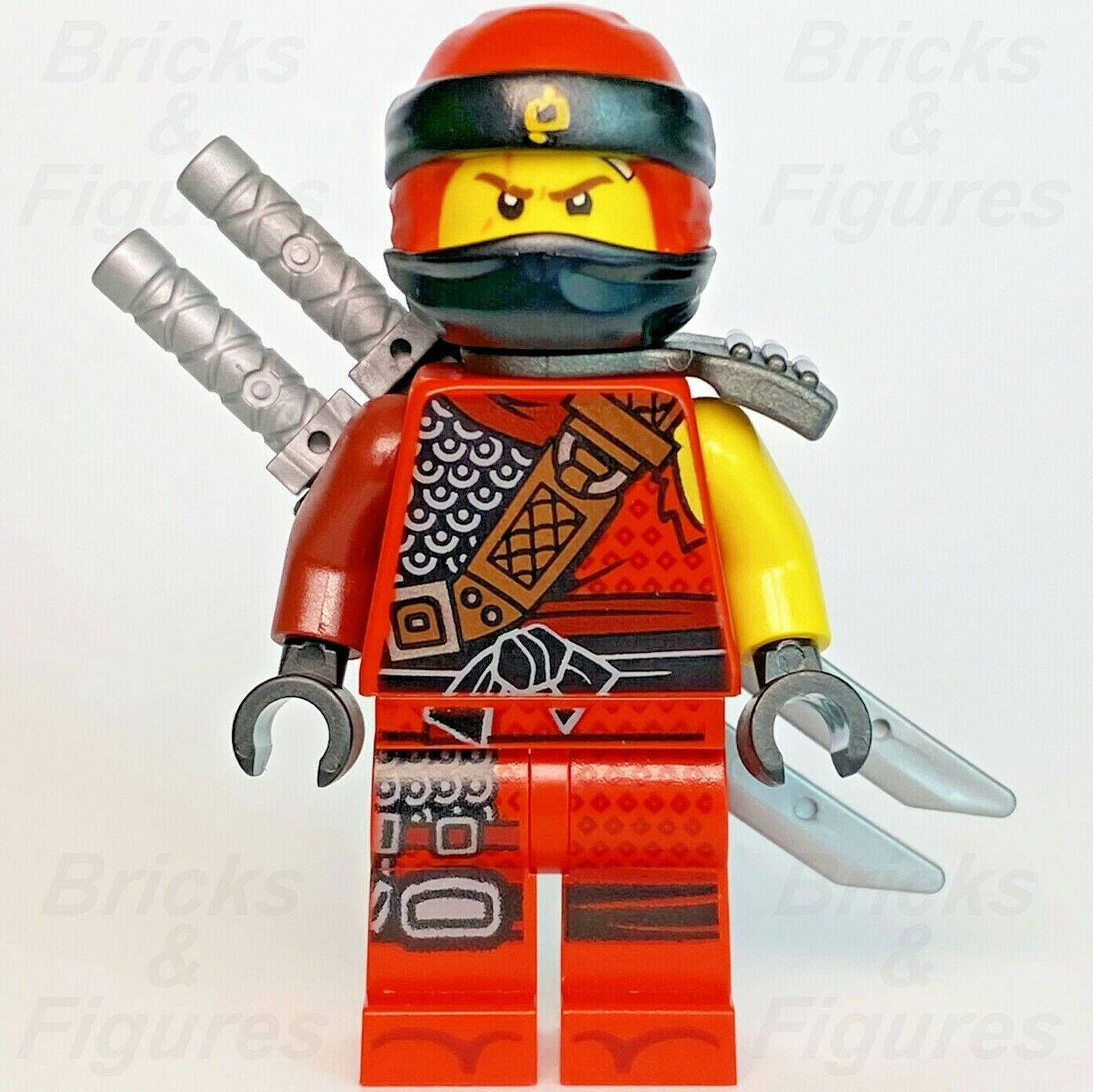 New Ninjago LEGO Kai Hunted Red Fire Ninja Minifigure from set 70653 njo473 - Bricks & Figures