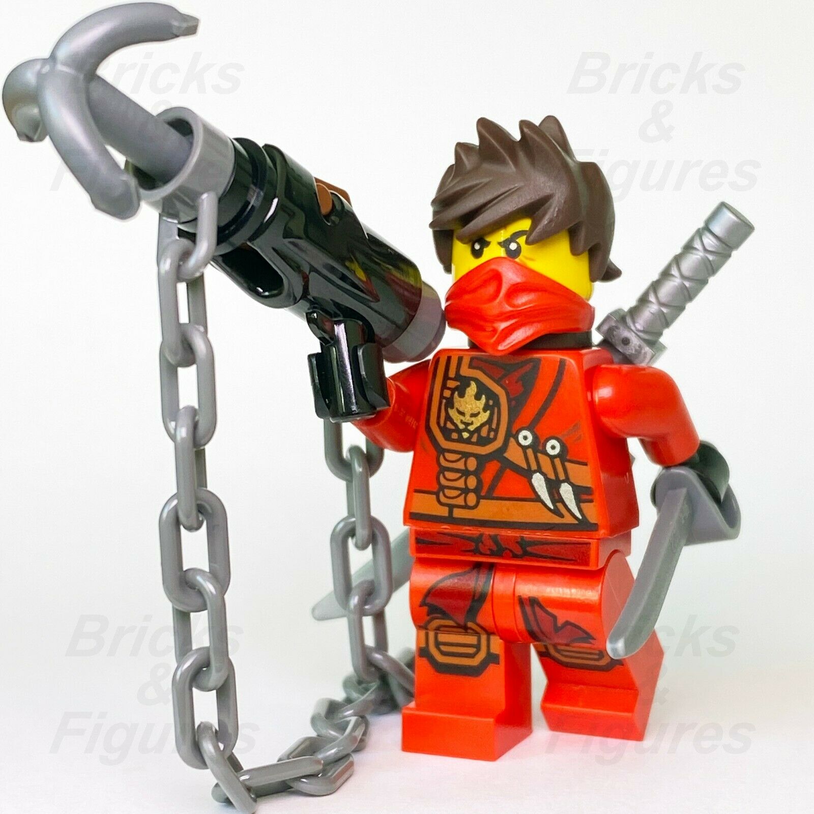 New Ninjago LEGO Kai Red Fire Ninja Tournament of Elements Minifigure 891609 - Bricks & Figures