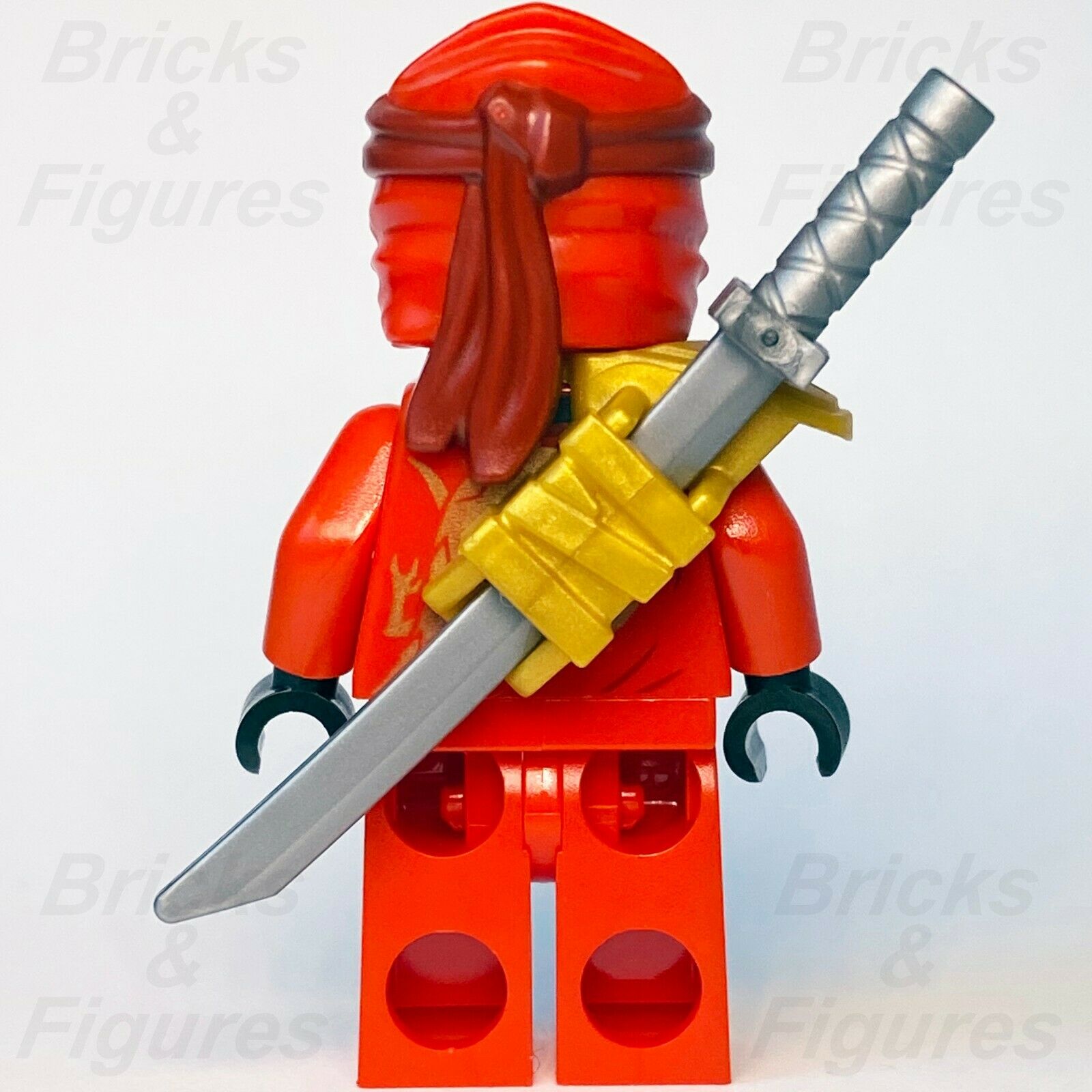 New Ninjago LEGO Kai with Sword Scabbard Legacy Red Ninja Minifigure 71705 - Bricks & Figures