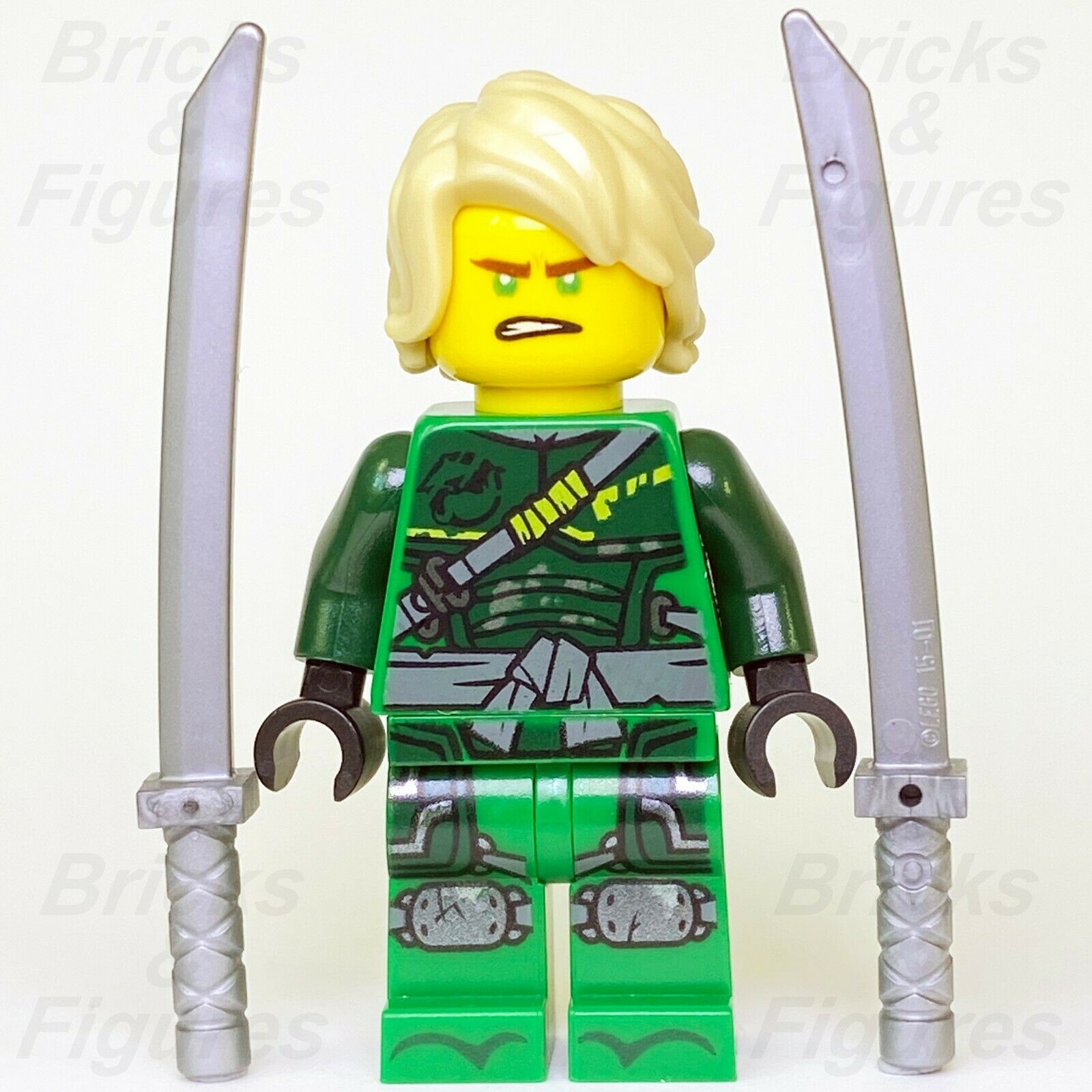 New Ninjago LEGO Lloyd Garmadon Hunted Green Ninja Minifigure 70651 Genuine - Bricks & Figures